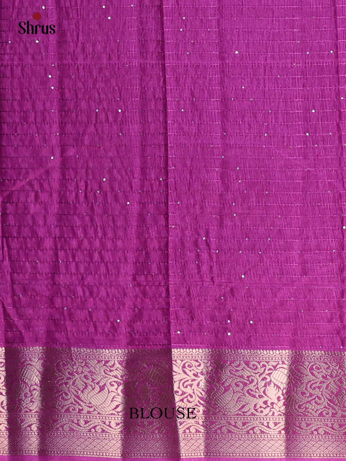 Purple - Semi Tussar Saree - Shop on Shrus.com