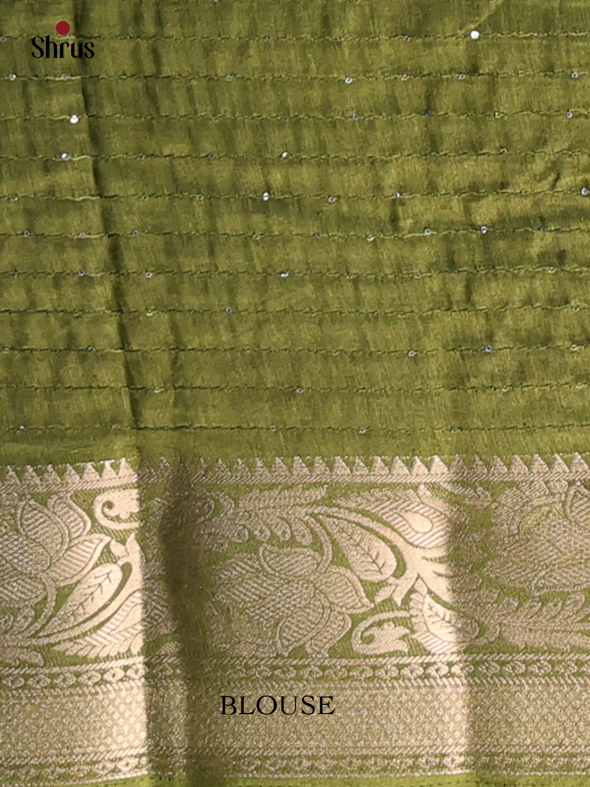 Green - Semi Tussar Saree - Shop on Shrus.com