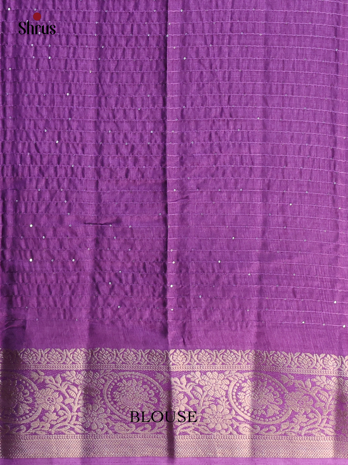 Purple - Semi Tussar Saree - Shop on Shrus.com