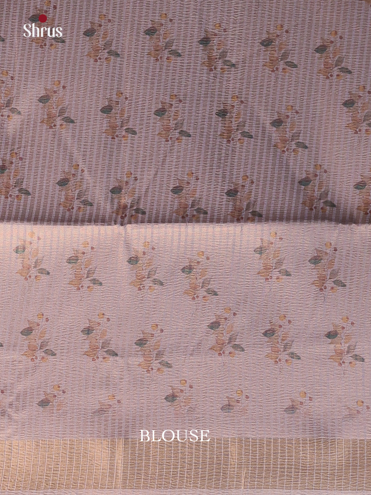 mild Lavender - Bamboo silk Saree - Shop on Shrus.com