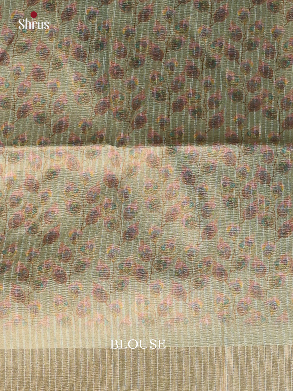 Pastel Green - Bamboo silk Saree - Shop on Shrus.com