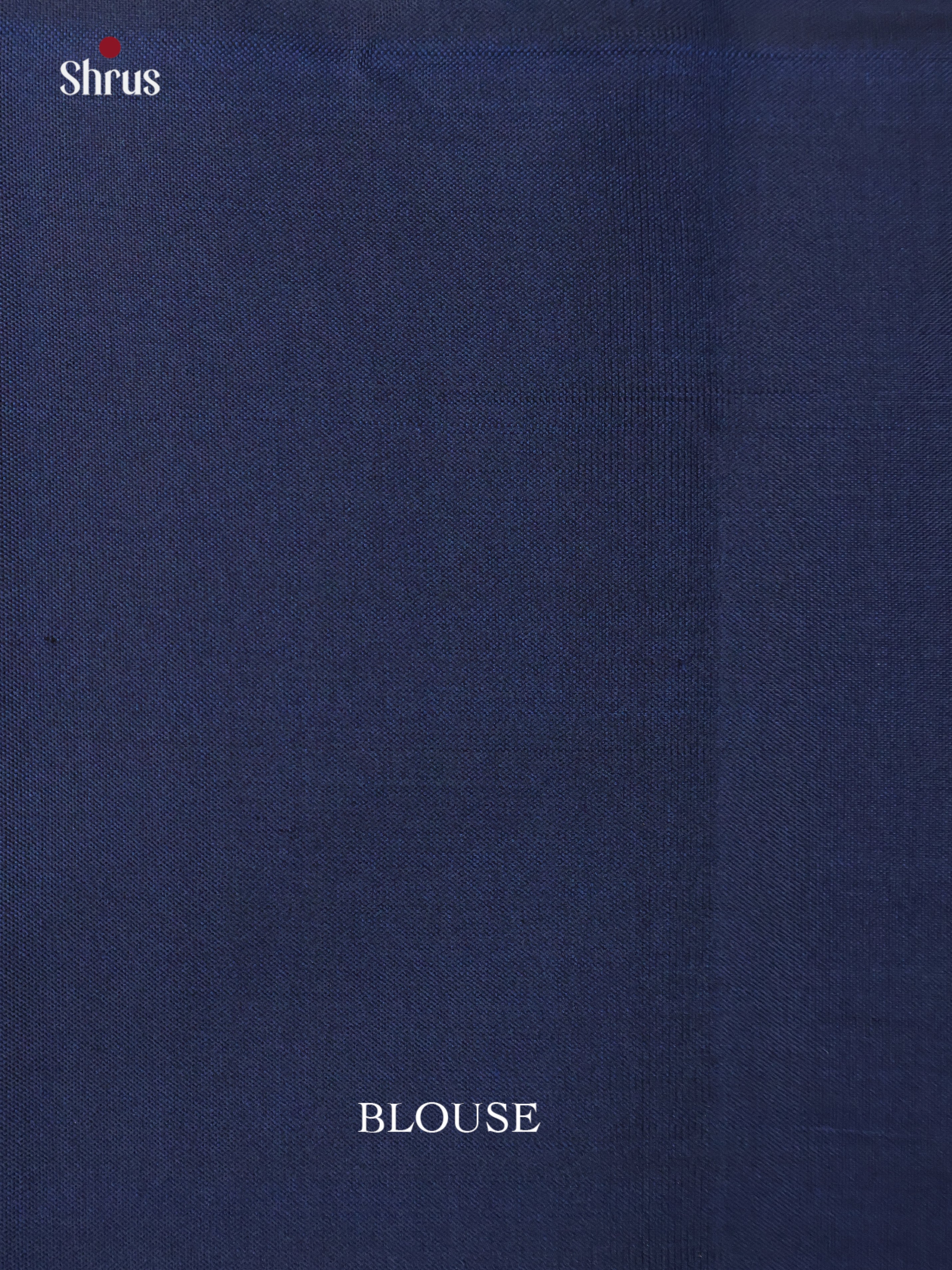 Blue & Navy Blue - Soft Silk Saree - Shop on Shrus.com