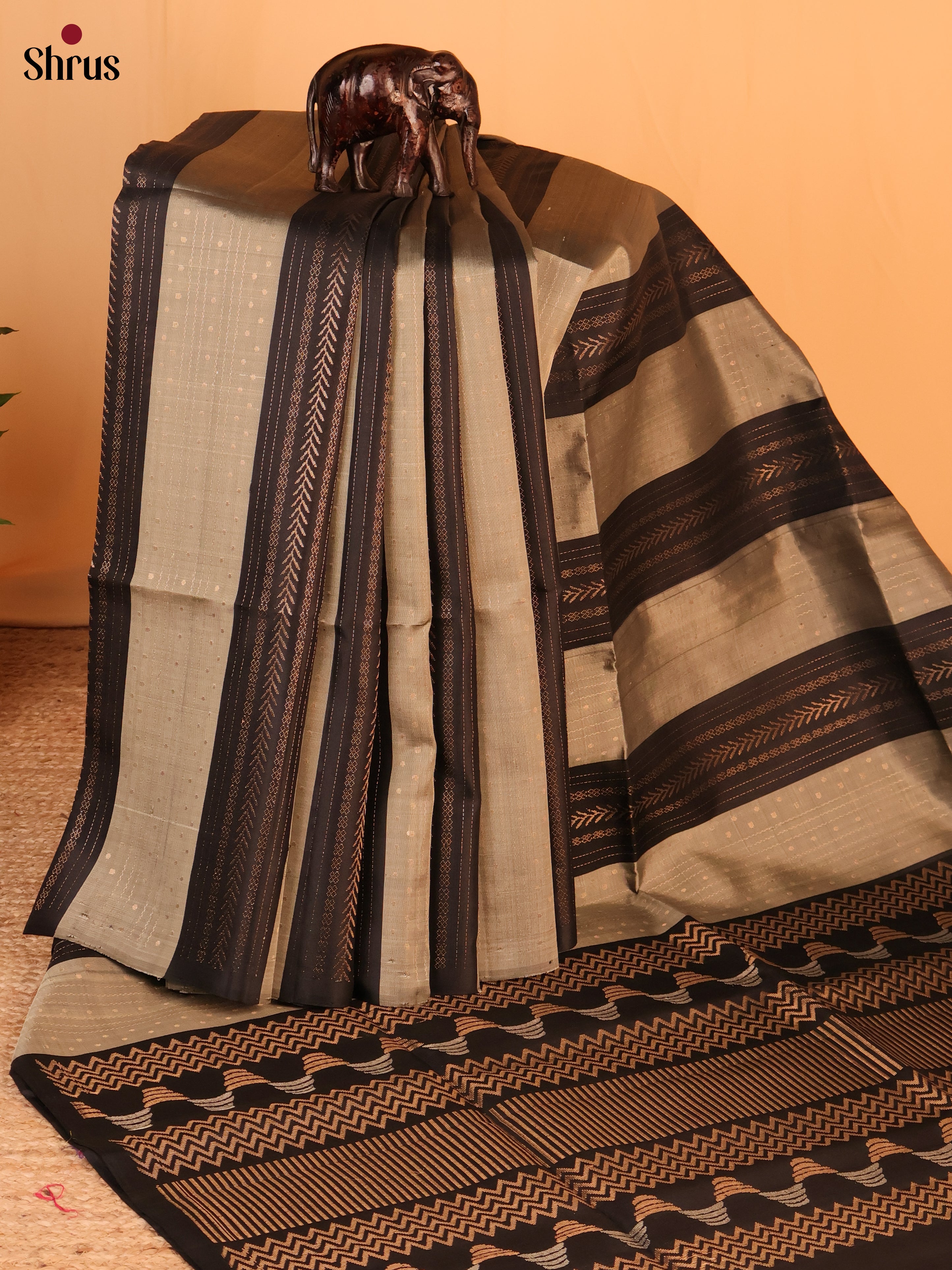 CKS22043 - Soft Silk Saree - Shop on Shrus.com