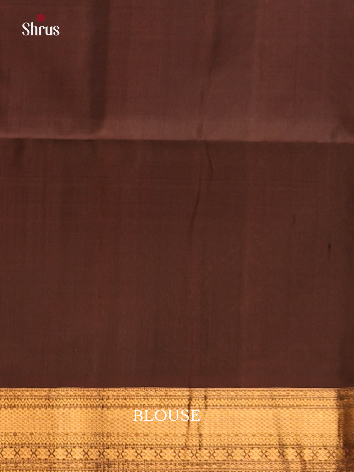 Green & Brown- Soft Silk Saree - Shop on Shrus.com
