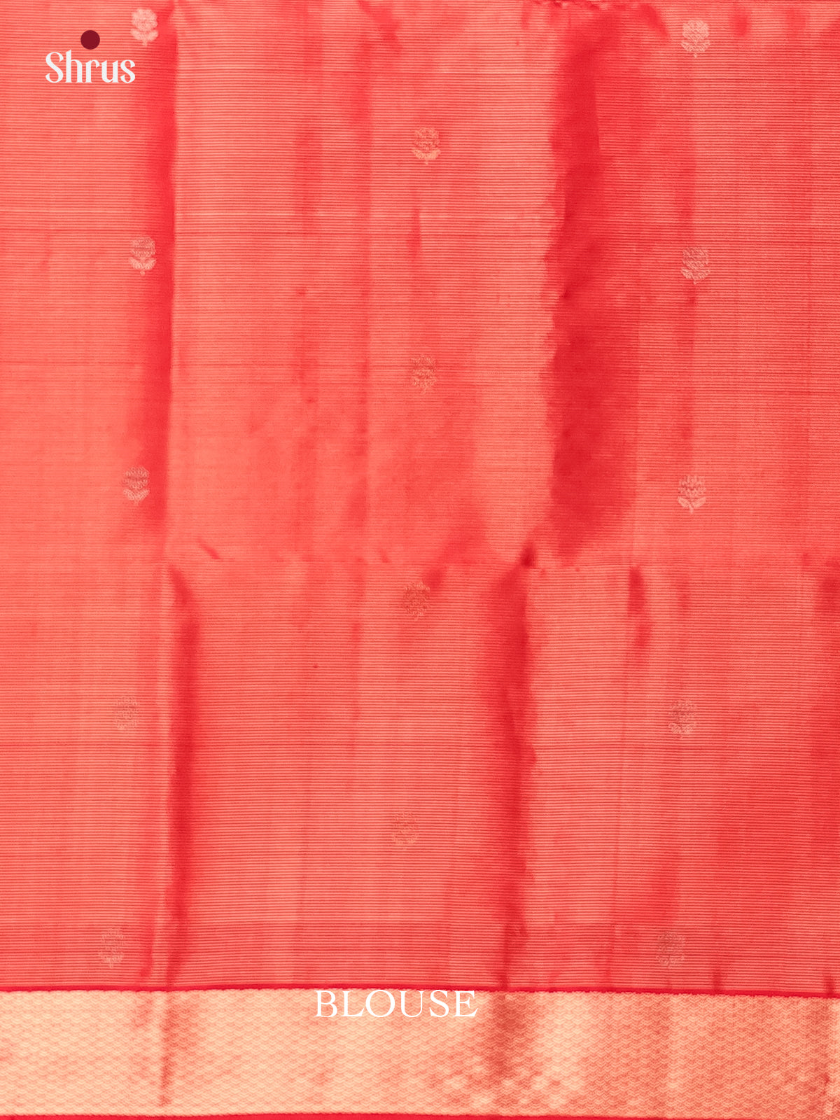 Orange & Red - Soft Silk Saree - Shop on Shrus.com