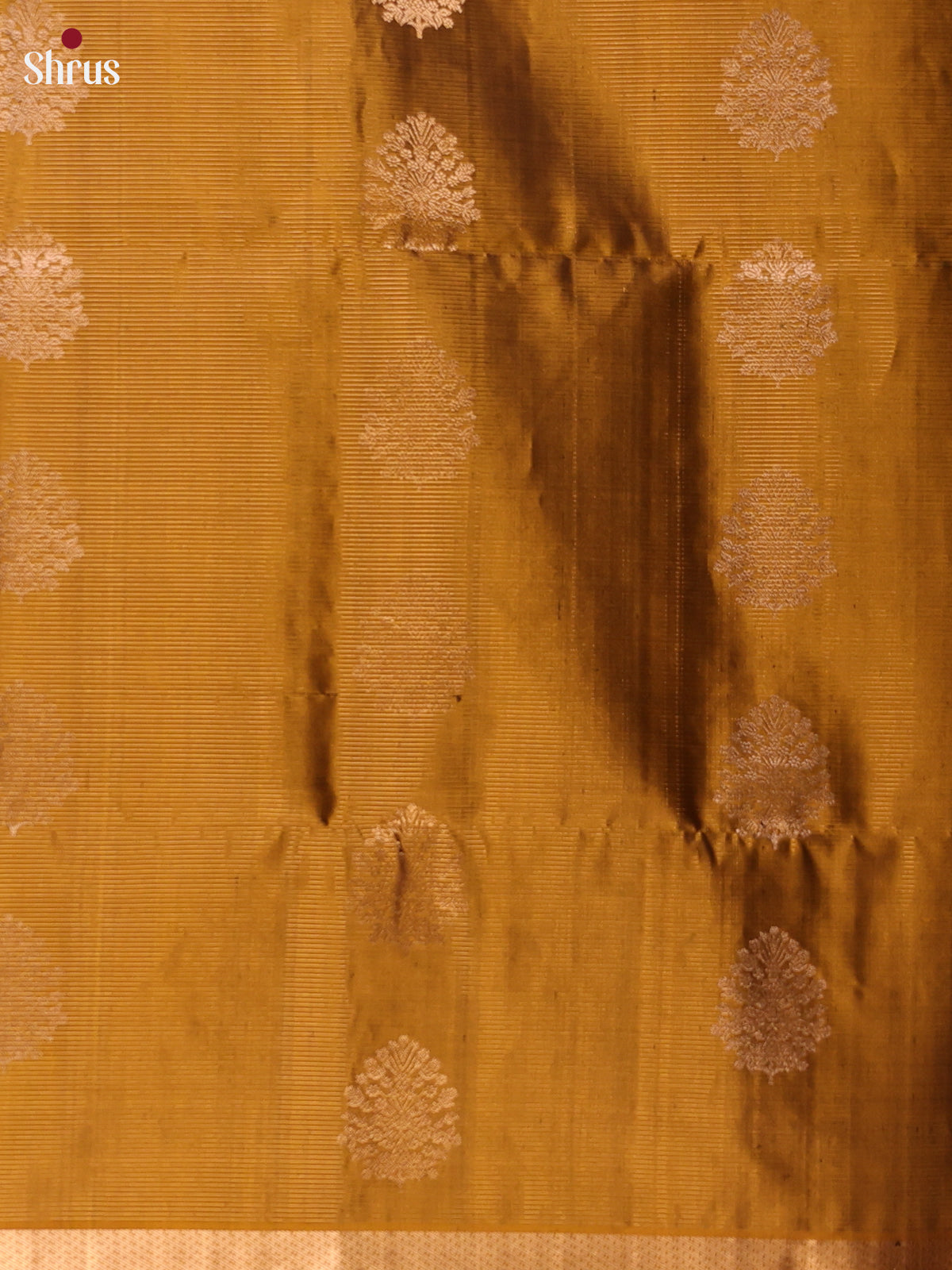 Mint Green & Mehandi - Soft Silk Saree - Shop on Shrus.com
