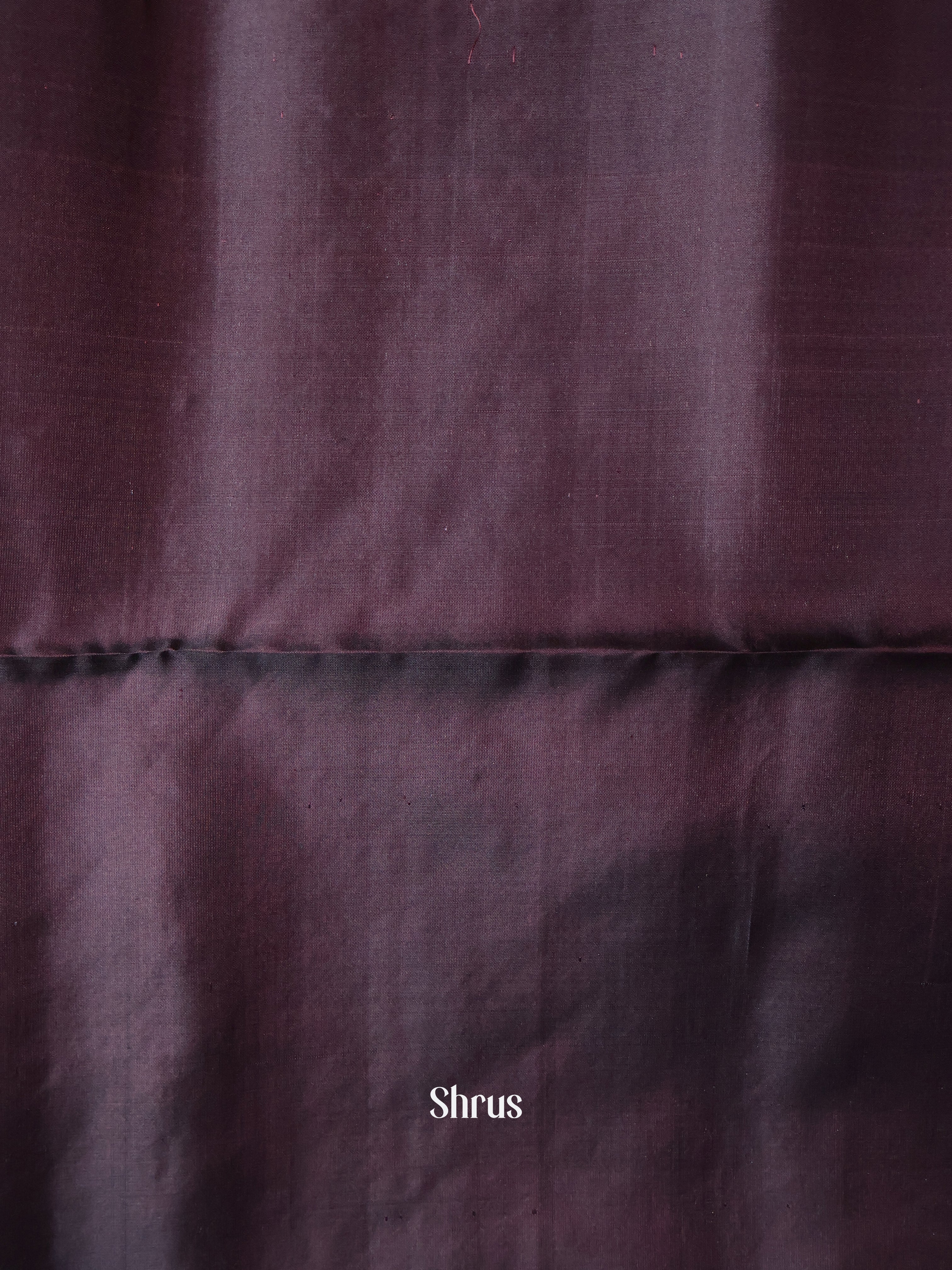 Brown & Dark Brown - Soft Silk Saree - Shop on Shrus.com