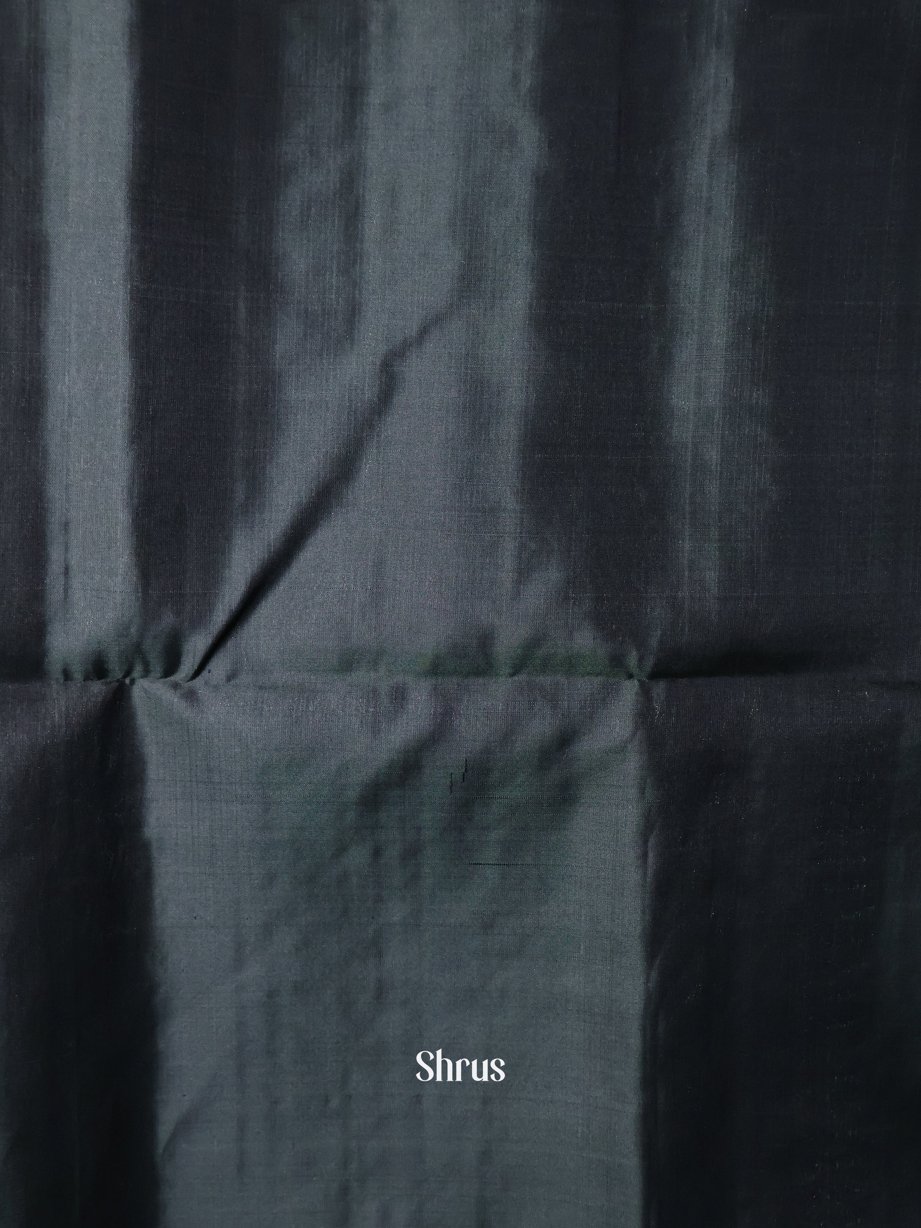 Chic Brown Soft Silk Saree with Zari Stripes, Contrast Black Border & Brocade Pallu-3