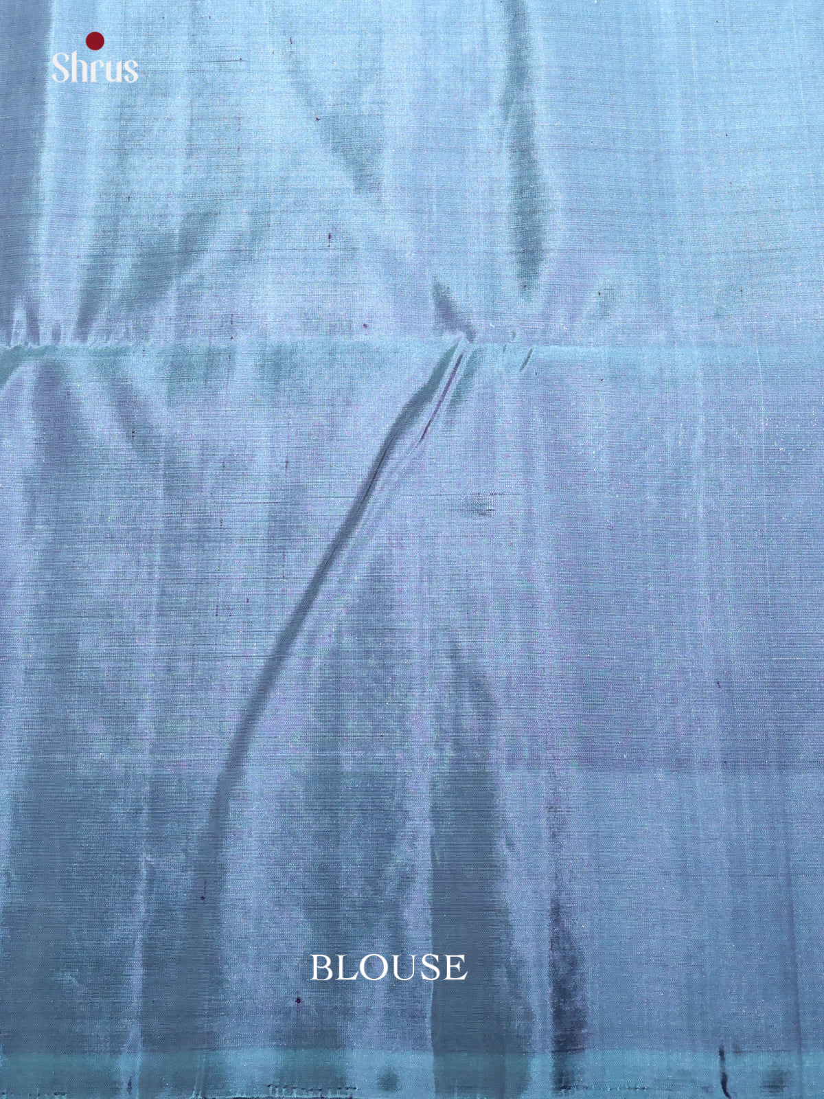 Brown & Blue - Soft Silk Saree - Shop on Shrus.com