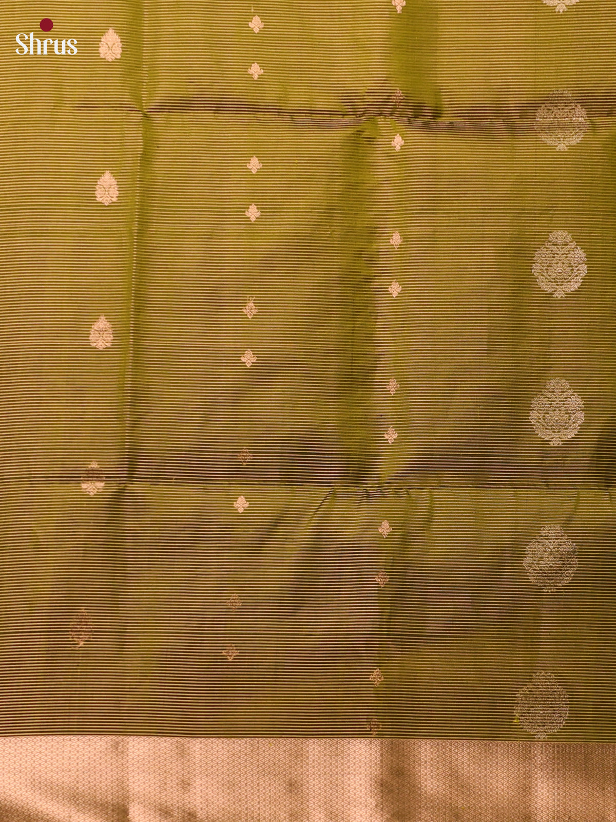 Pista Green & green - Soft Silk Saree - Shop on Shrus.com