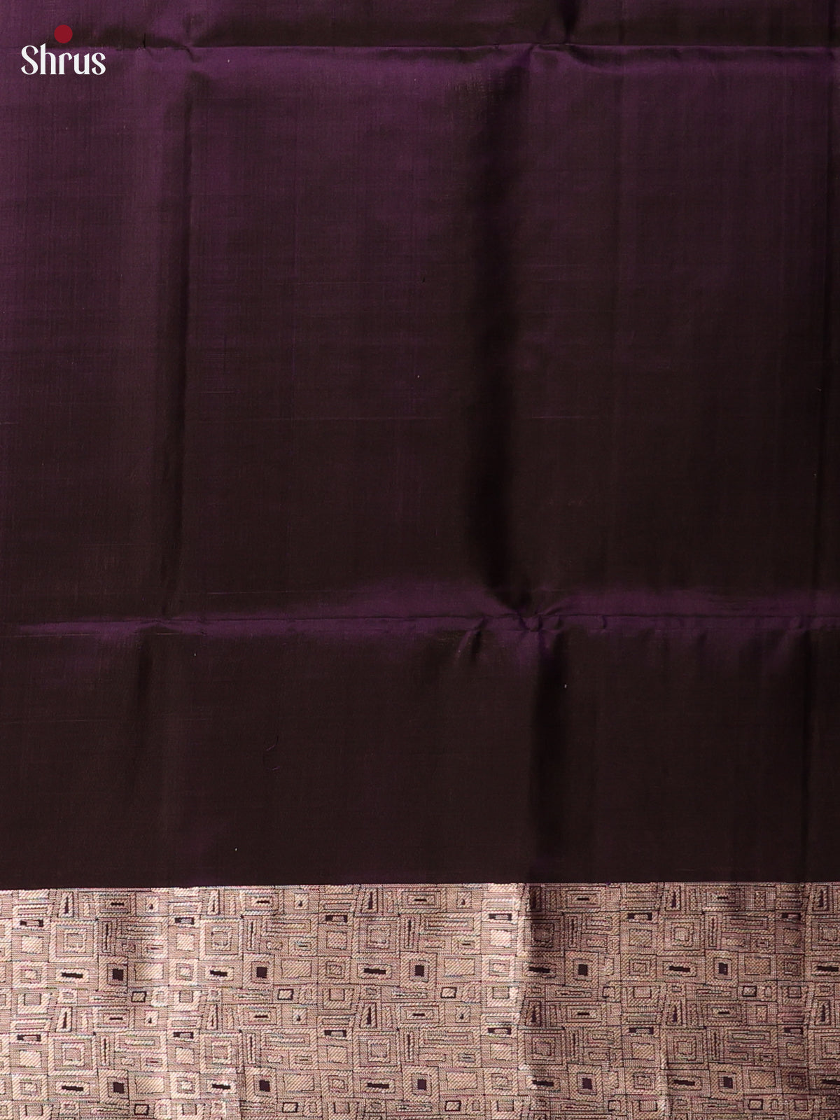Dusty Brown & Purple - Soft Silk Saree - Shop on Shrus.com