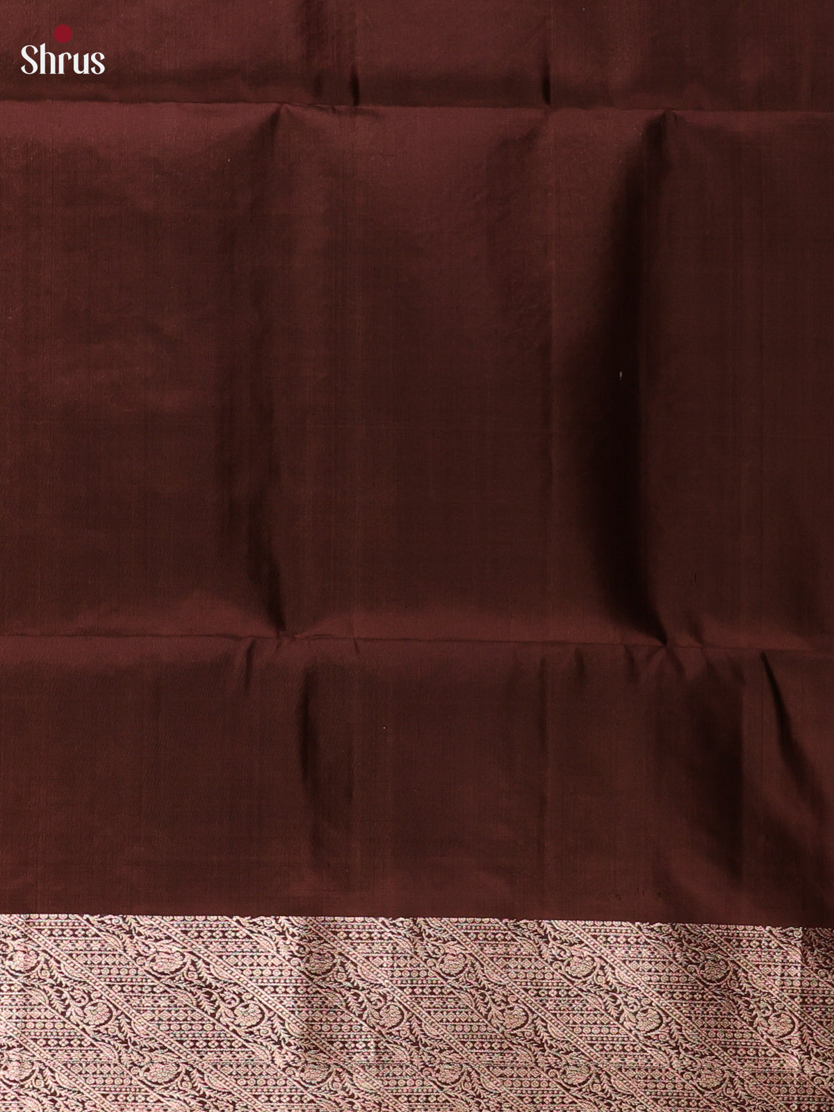 Green & Brown - Soft Silk Saree - Shop on Shrus.com