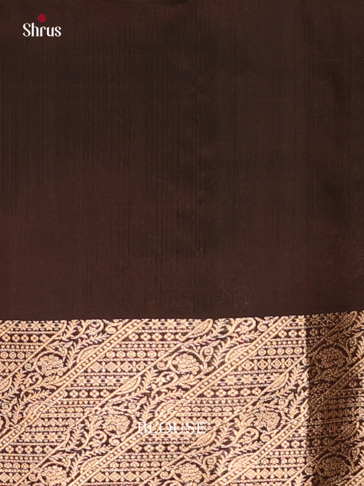 Maroon & Brown- Soft Silk Saree - Shop on Shrus.com