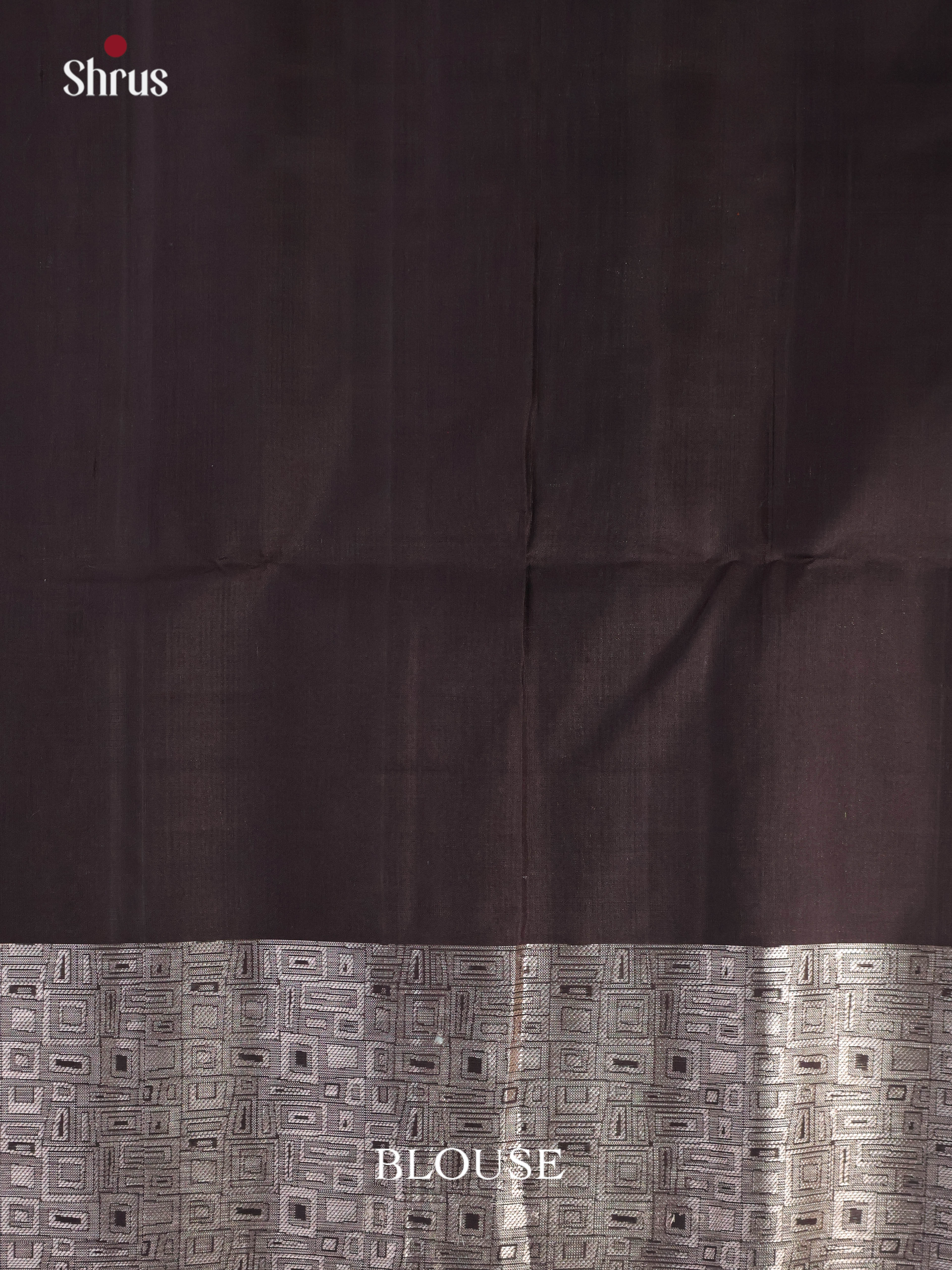 Rust & Brown - Soft Silk Saree - Shop on Shrus.com