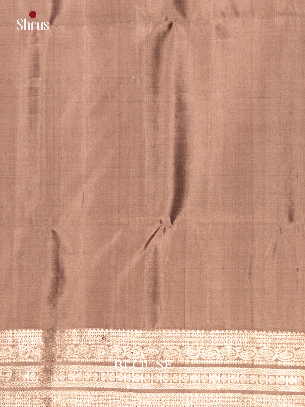 Coffee Brown & Dusty Brown- Soft Silk Saree - Shop on Shrus.com