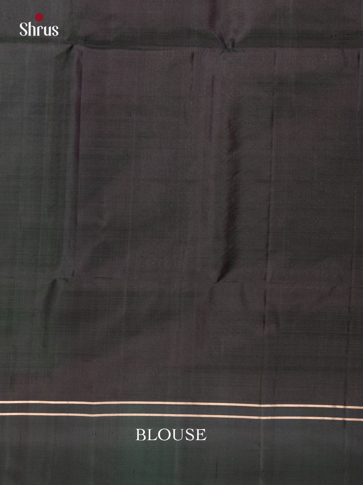 Dusty Brown & Dark Green- Soft Silk Saree - Shop on Shrus.com
