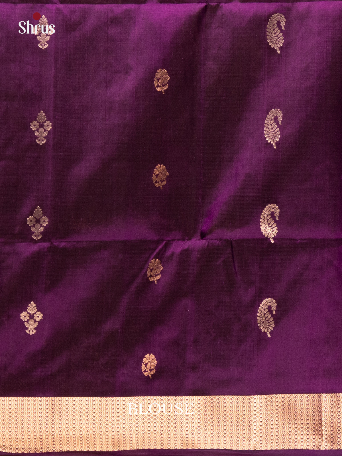 Ice Green & Violet- Soft Silk Saree - Shop on Shrus.com