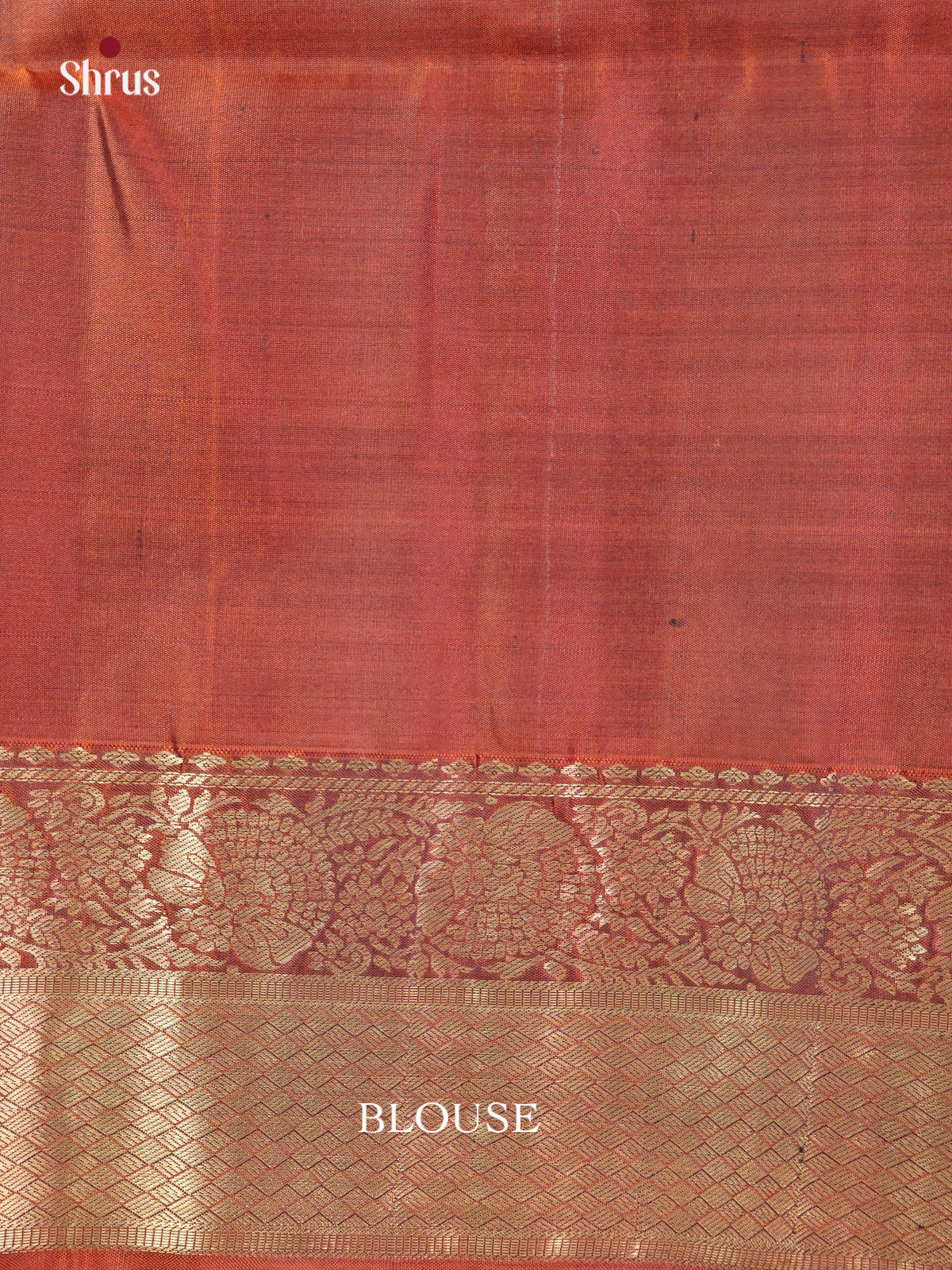 Brown & Rust - Soft Silk Saree - Shop on Shrus.com