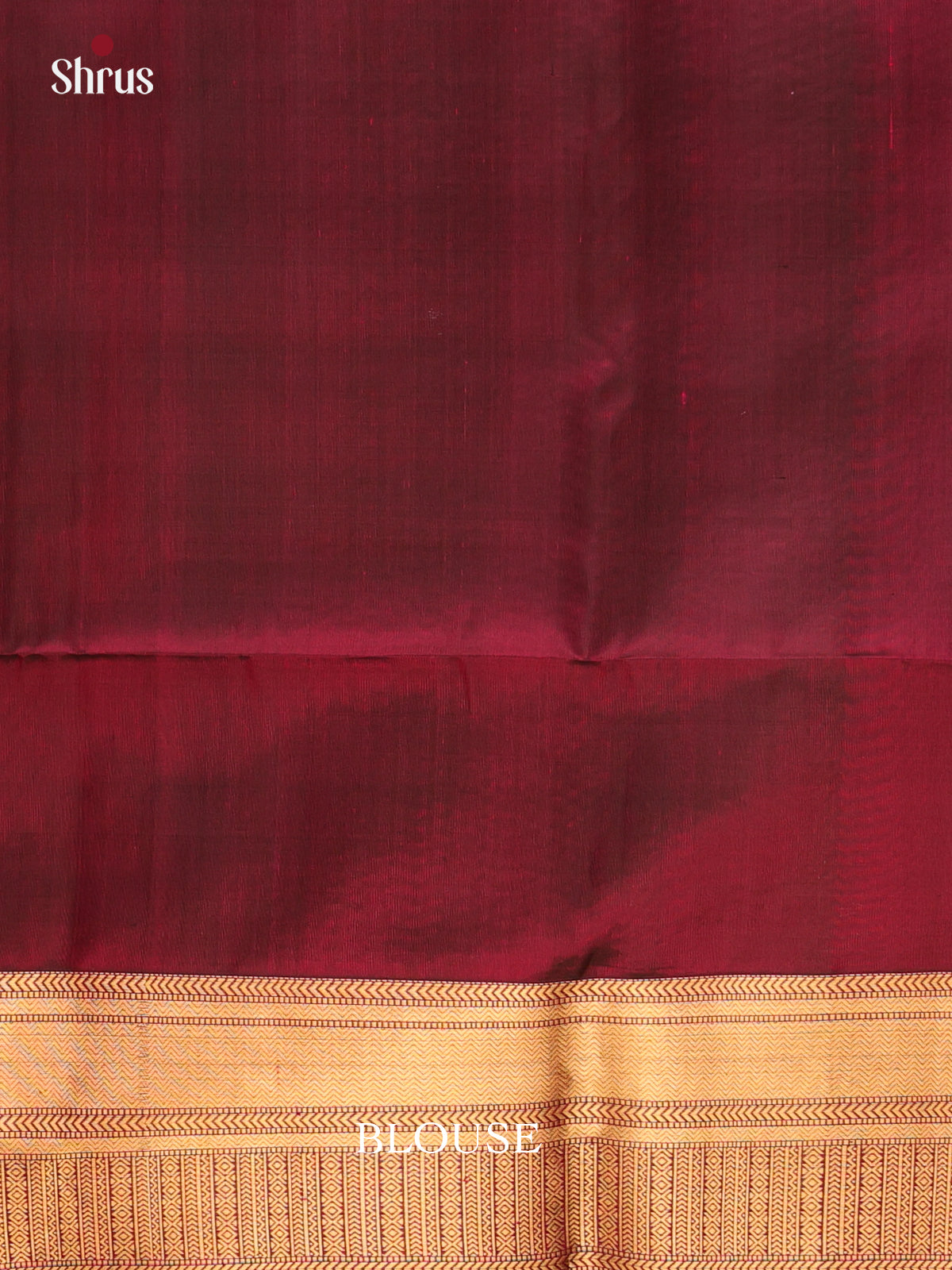 Wine(Single Tone)- Soft Silk Saree - Shop on Shrus.com