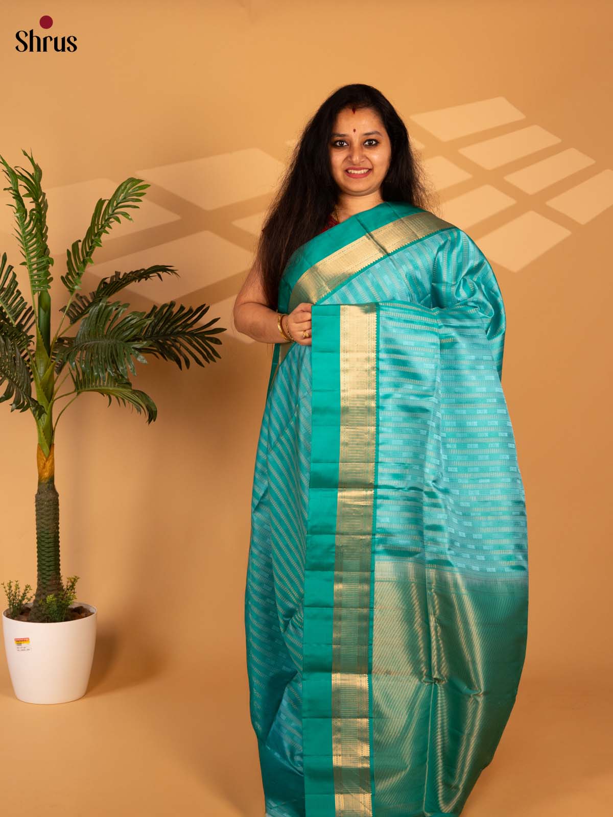 CKS22194 - Soft Silk Saree - Shop on Shrus.com