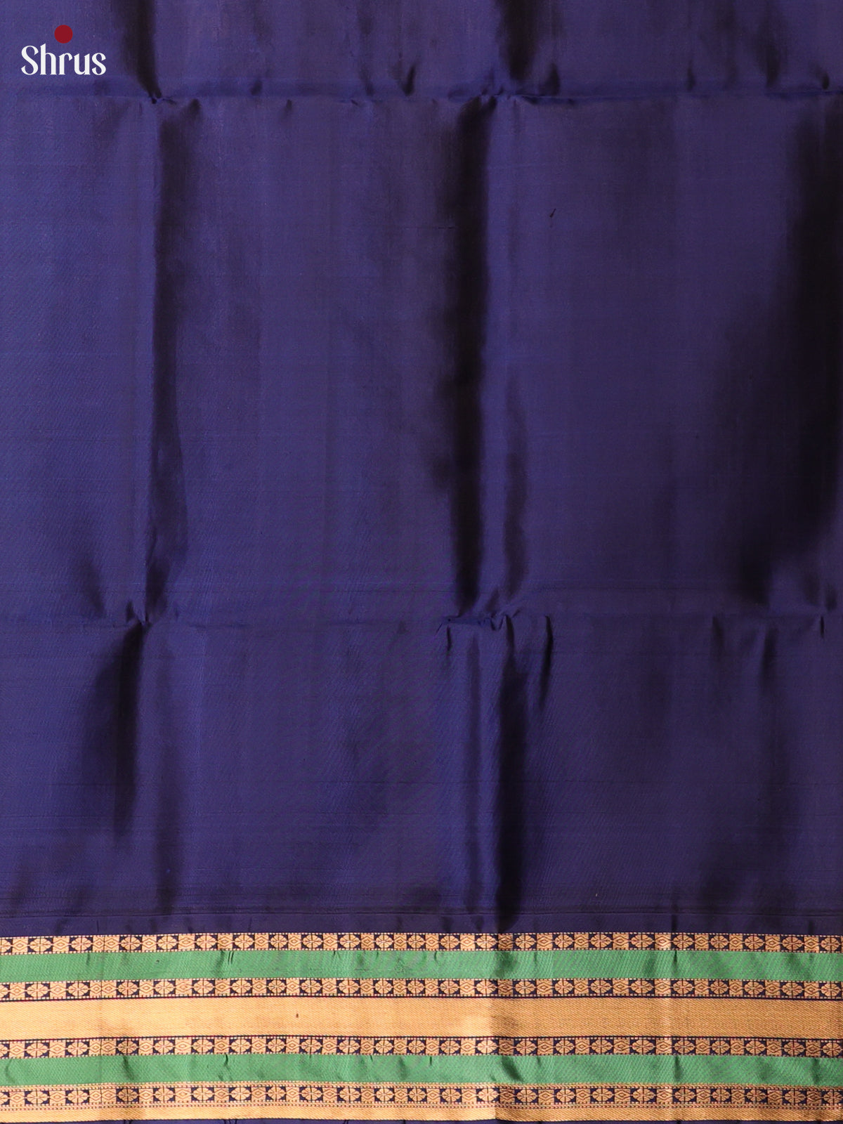 Grey & Blue - Soft Silk Saree - Shop on Shrus.com