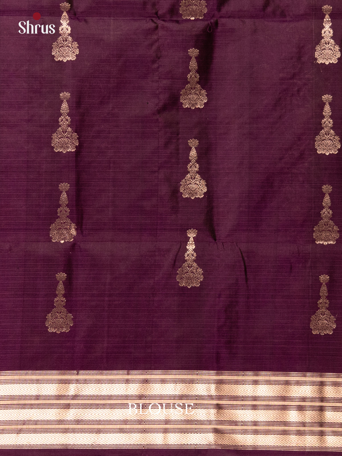 Mustard & Violet - Soft Silk Saree - Shop on Shrus.com