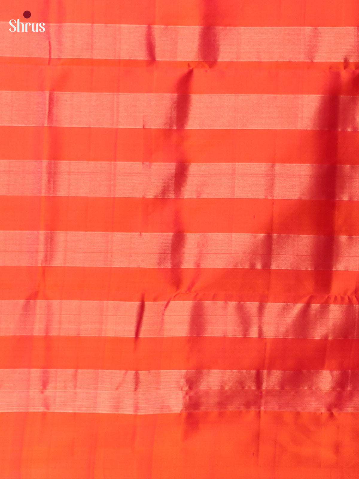 Green & Orange - Soft Silk Saree - Shop on Shrus.com