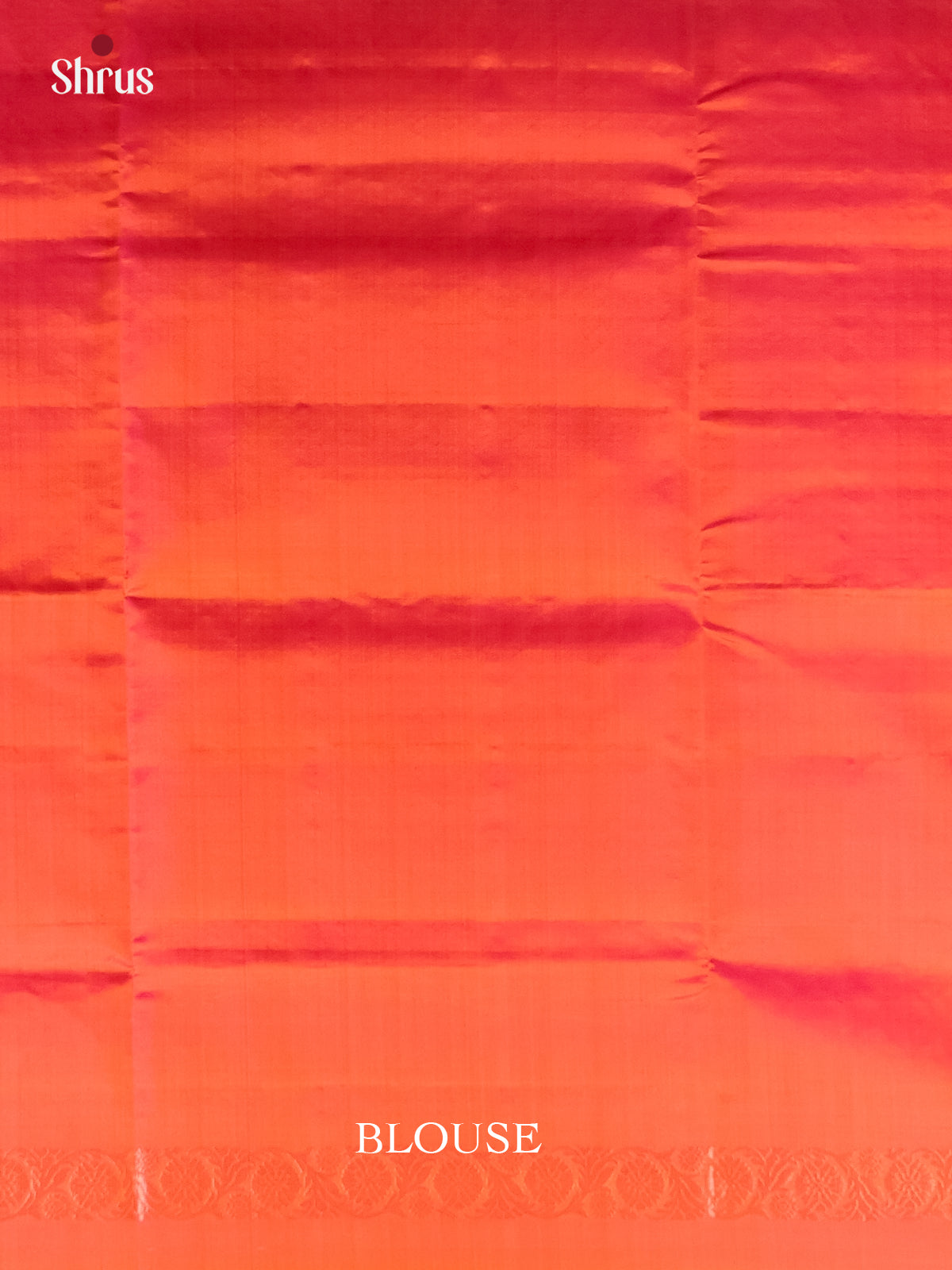 Teal & Orange - Soft Silk Saree - Shop on Shrus.com