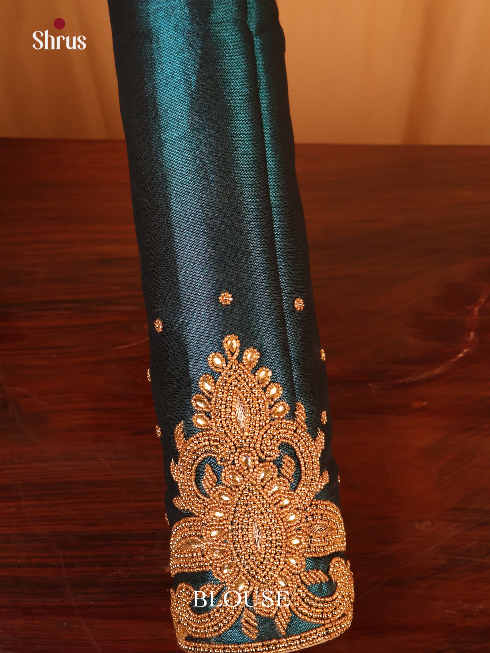 Blue- Aari Blouse - Shop on Shrus.com