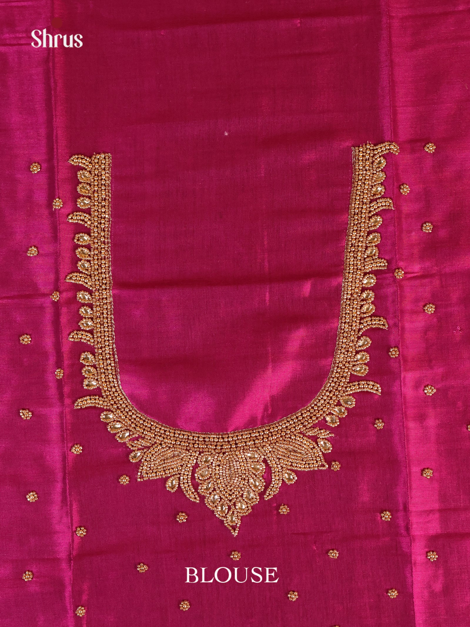 Purple - Aari Blouse - Shop on Shrus.com