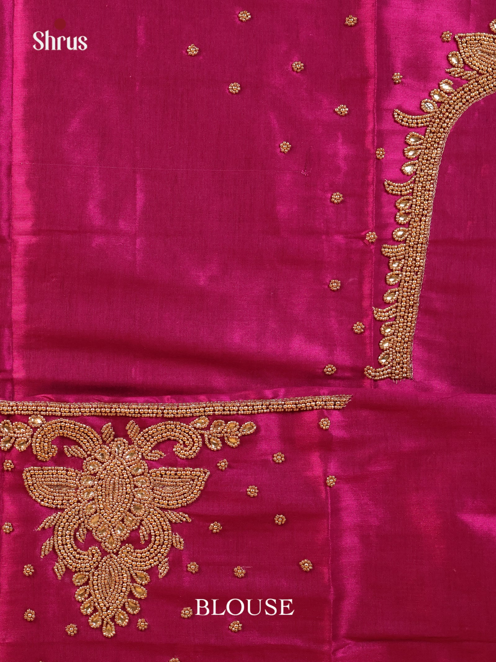 Purple - Aari Blouse - Shop on Shrus.com