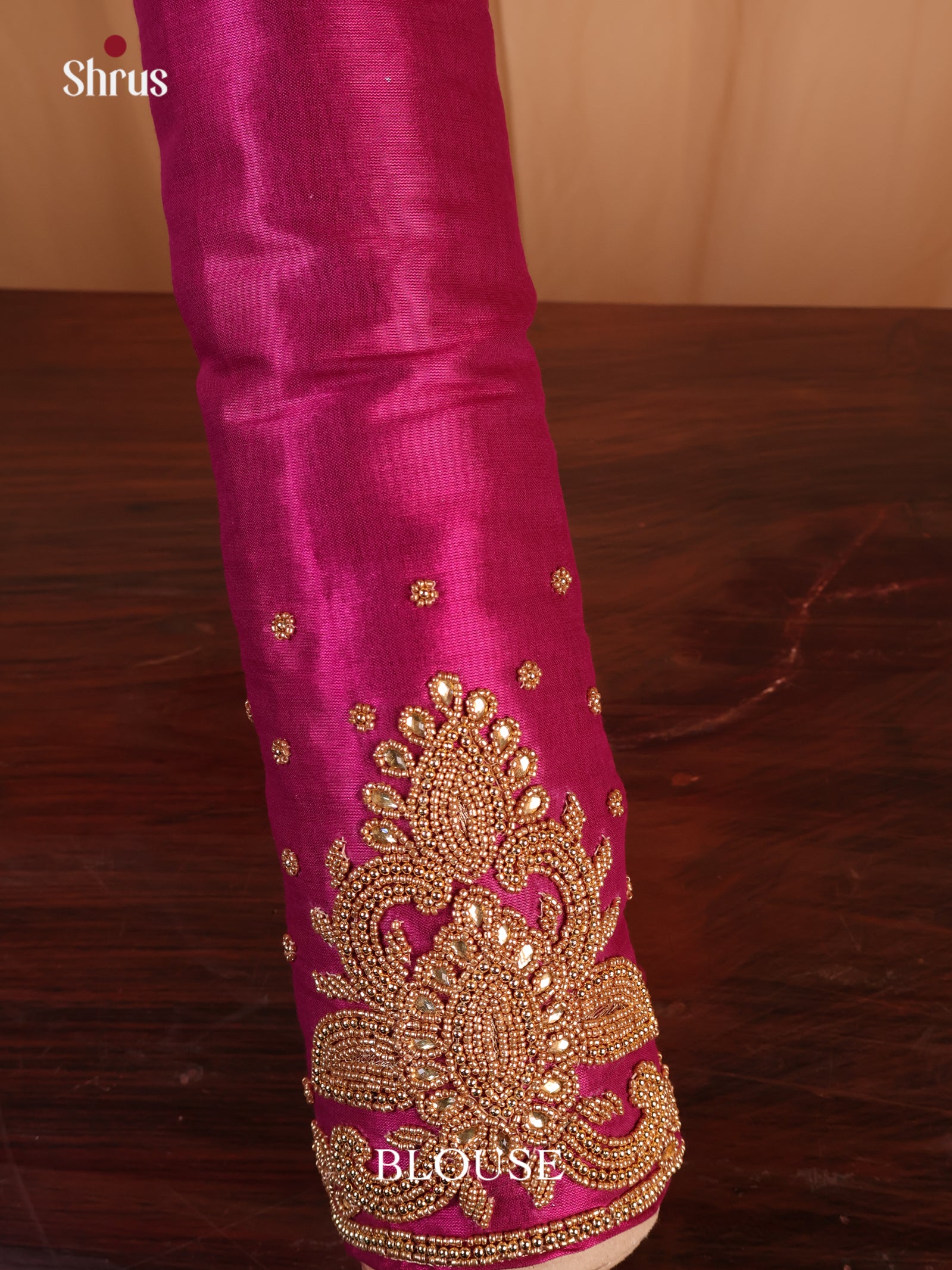 Purple - Aari Blouse - Shop on Shrus.com