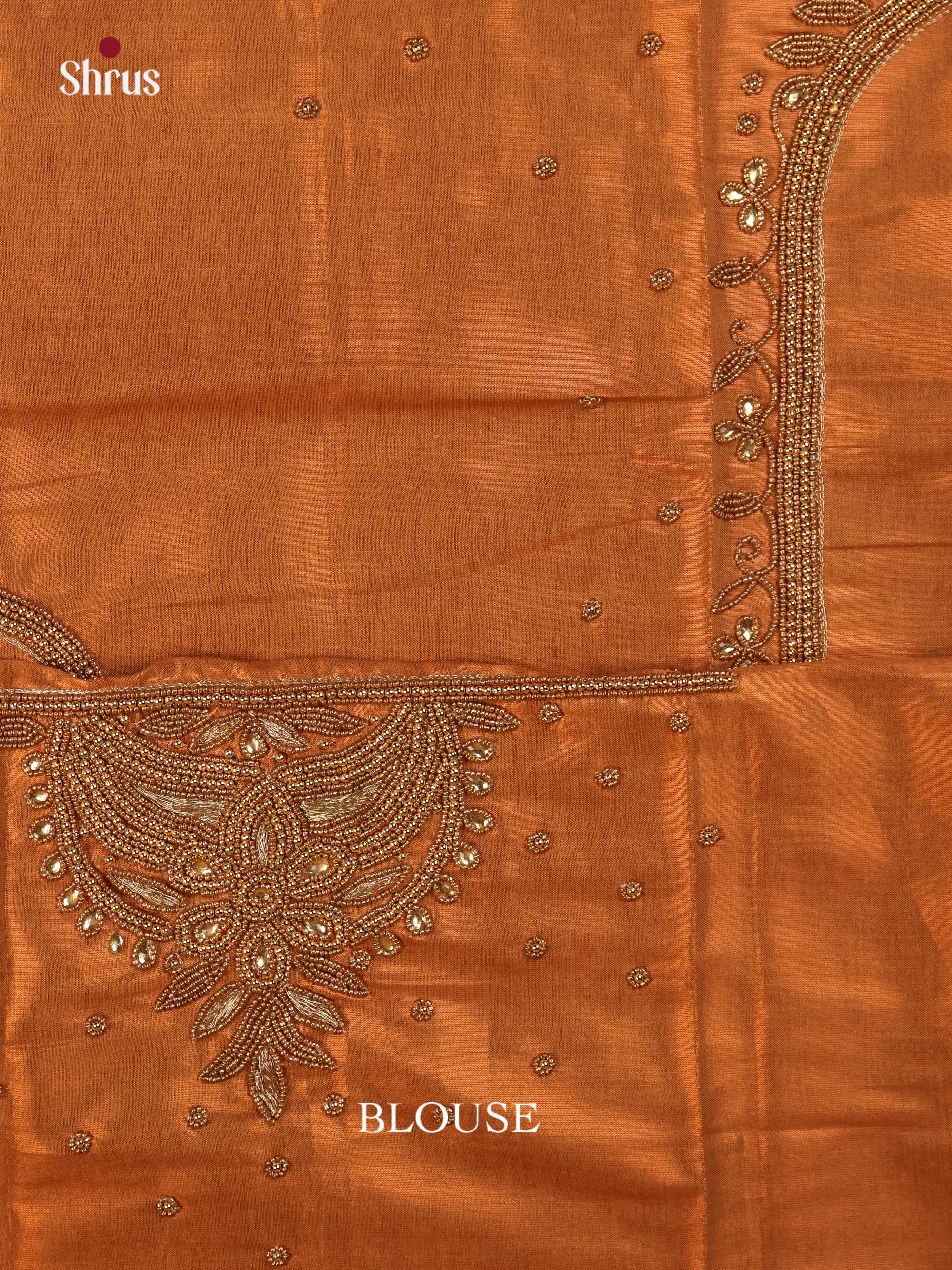 Copper- Aari Blouse - Shop on Shrus.com
