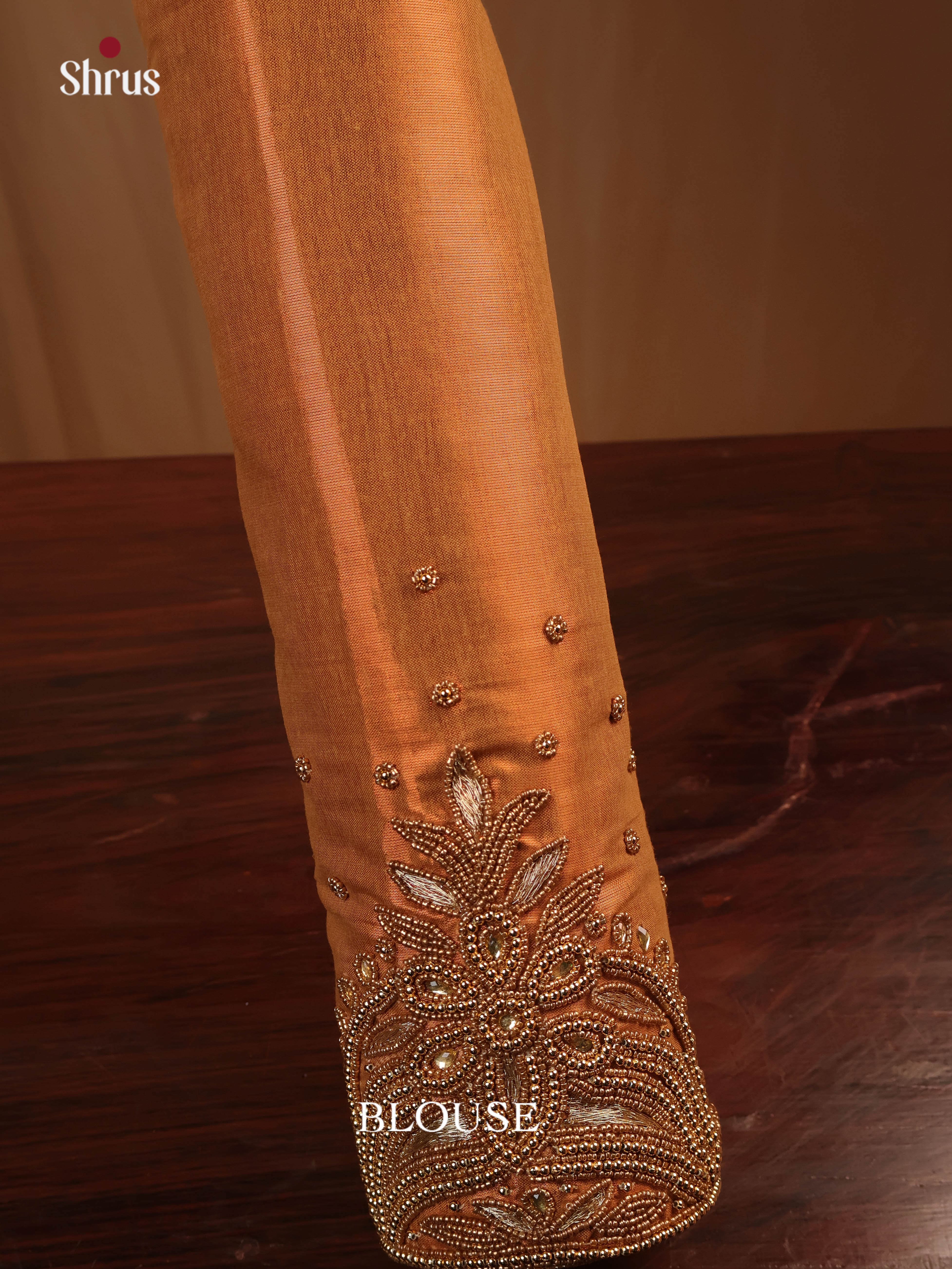 Copper- Aari Blouse - Shop on Shrus.com