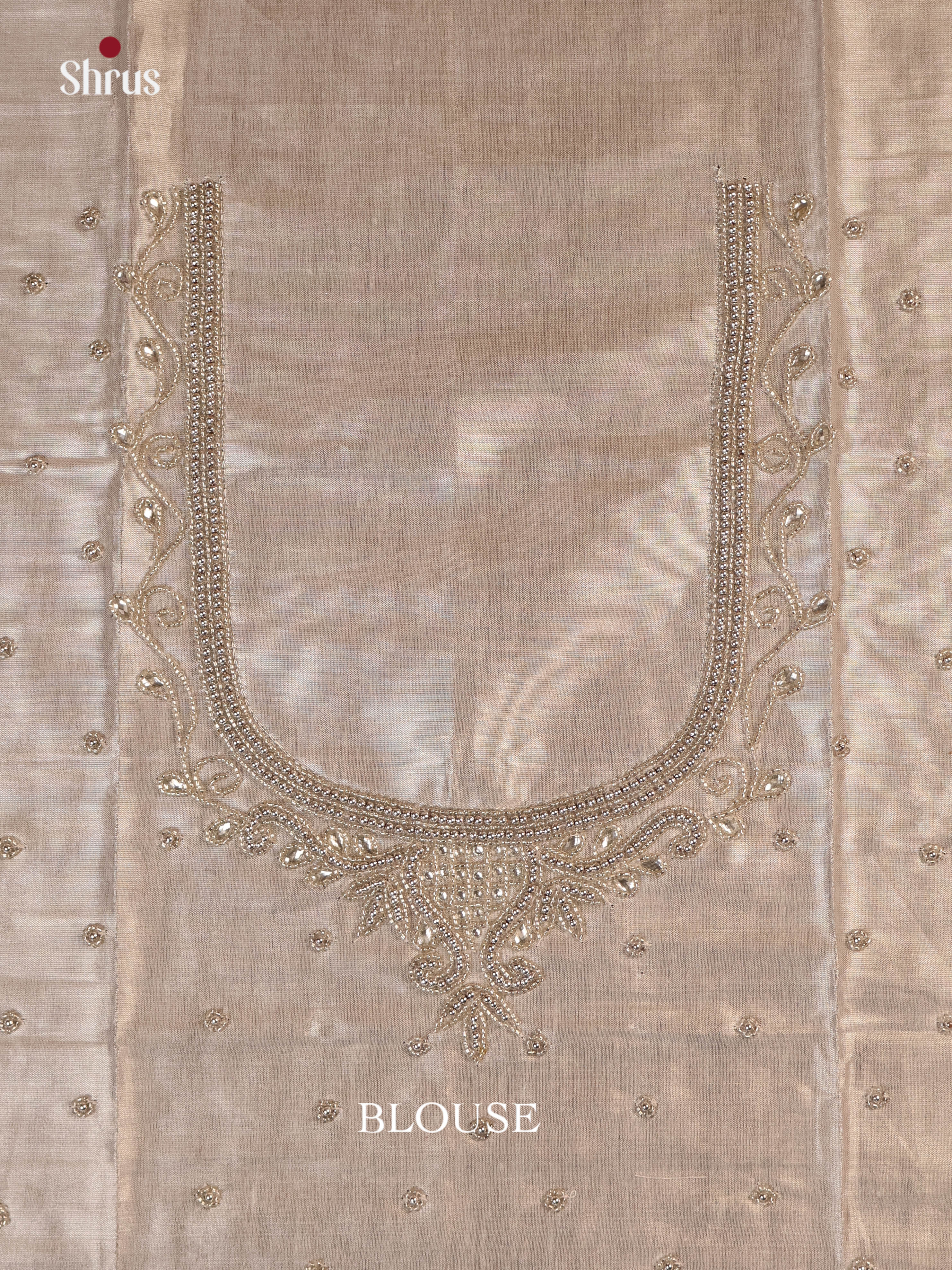 Silver - Aari Blouse - Shop on Shrus.com