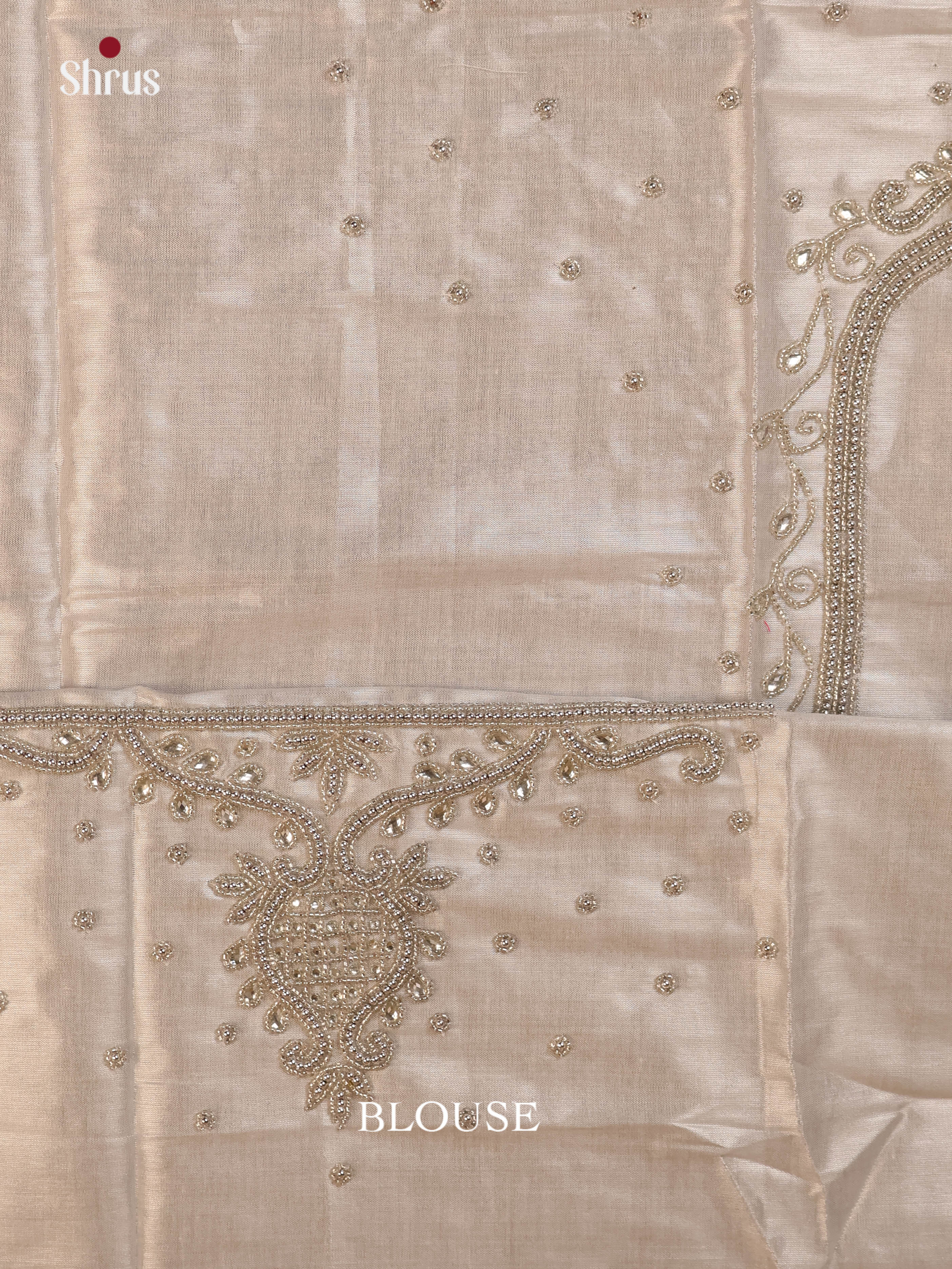 Silver - Aari Blouse - Shop on Shrus.com