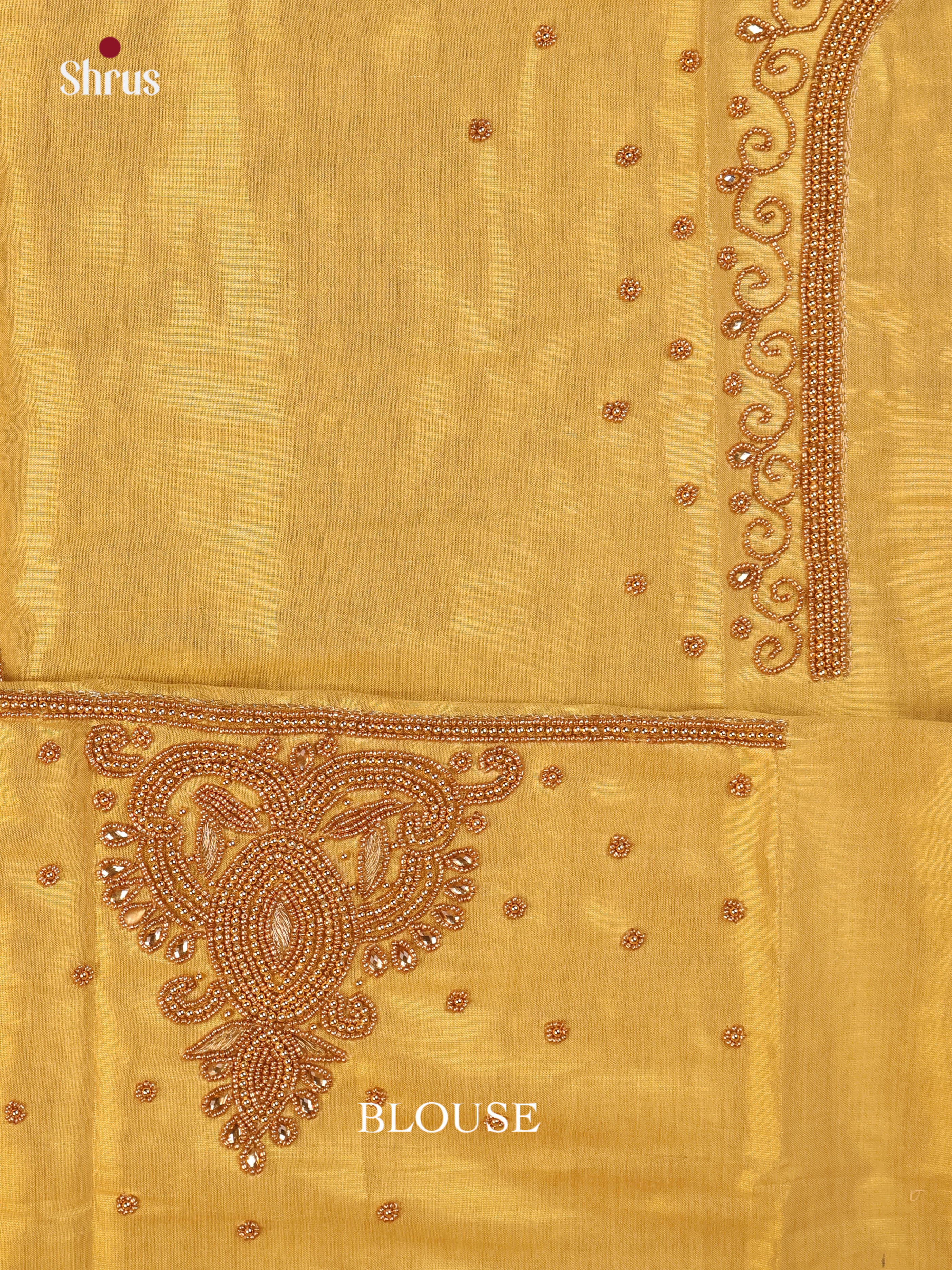 Gold - Aari Blouse - Shop on Shrus.com