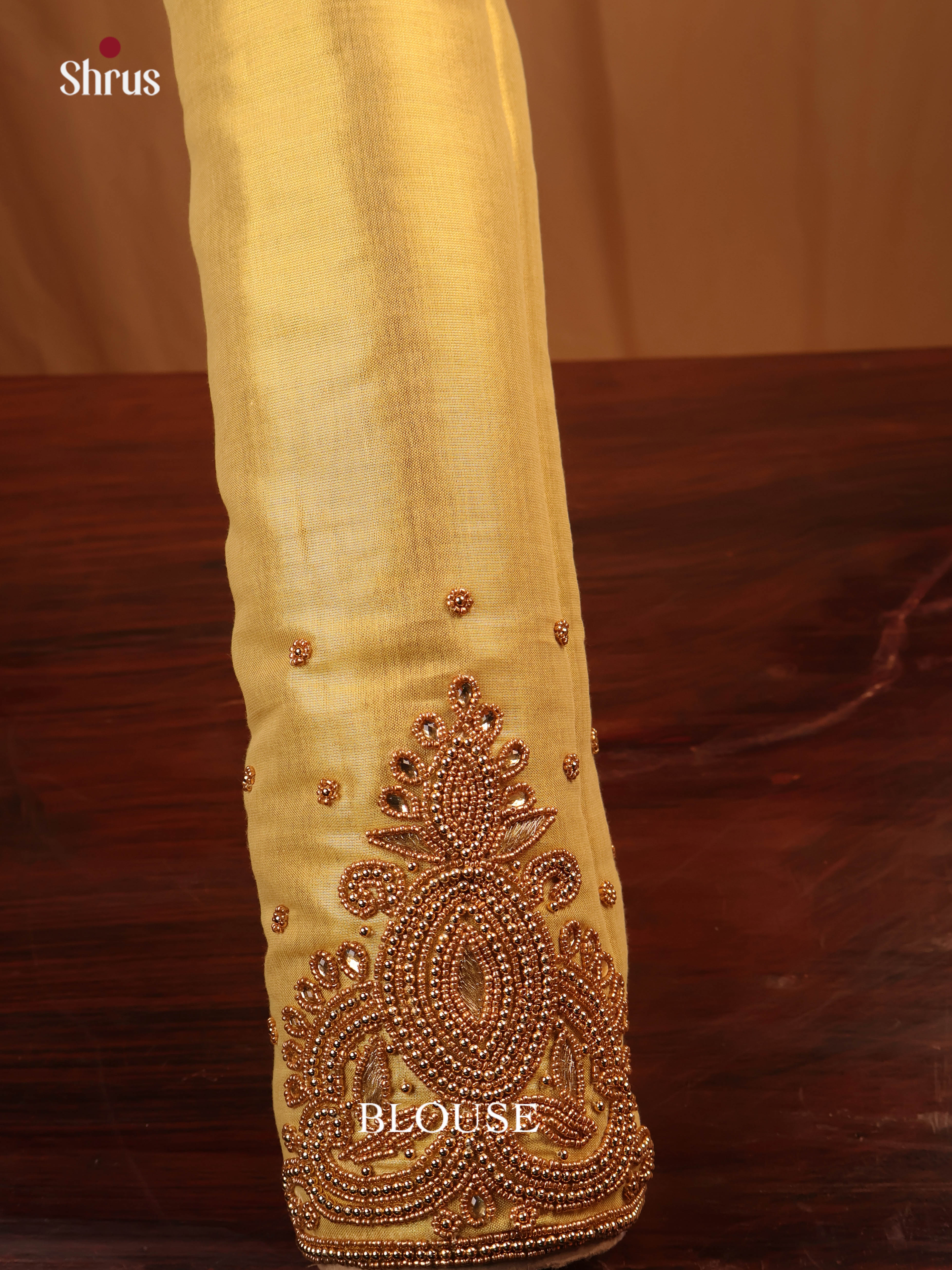 Gold - Aari Blouse - Shop on Shrus.com