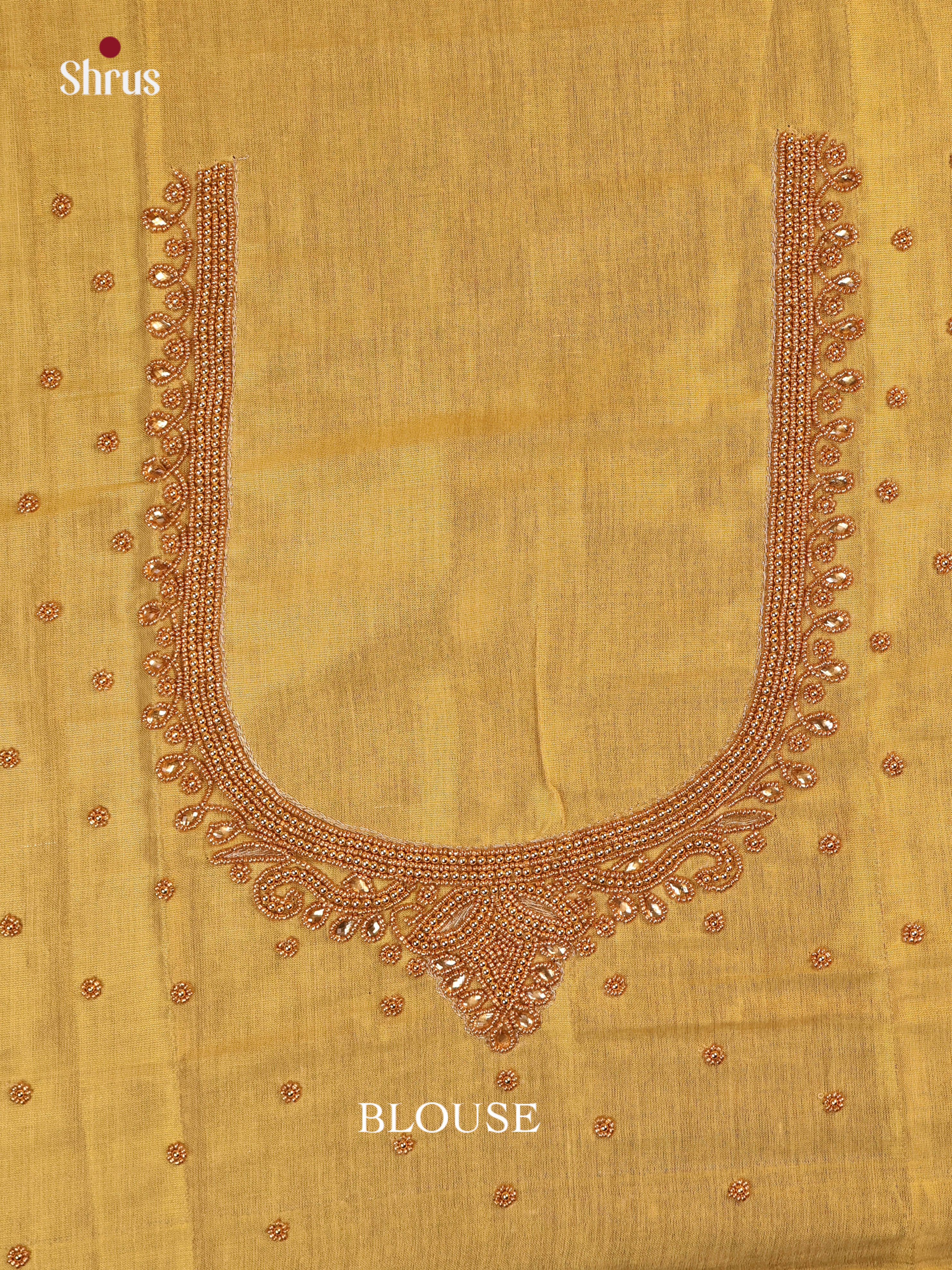 Gold - Aari Blouse - Shop on Shrus.com