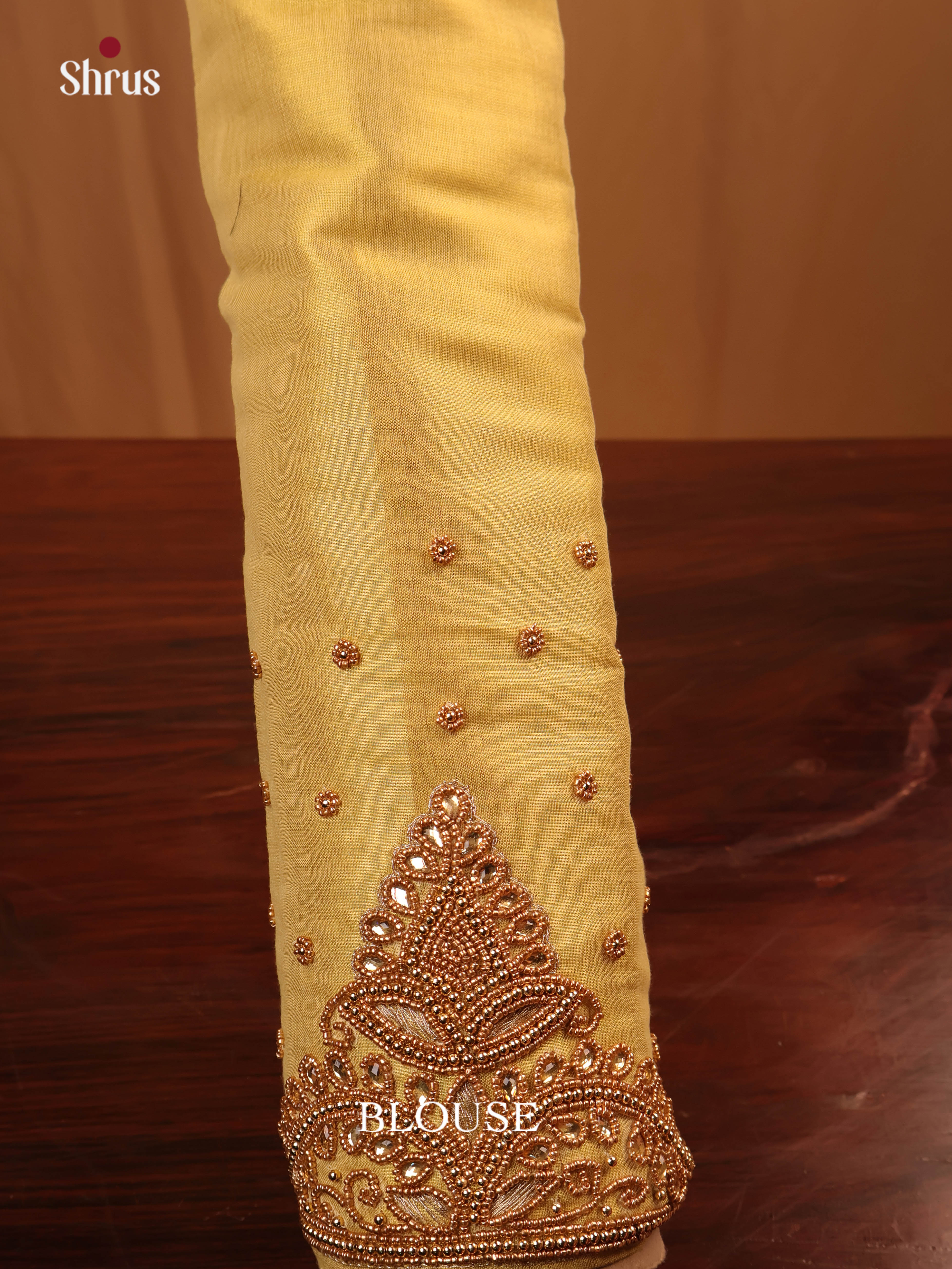 Gold - Aari Blouse - Shop on Shrus.com