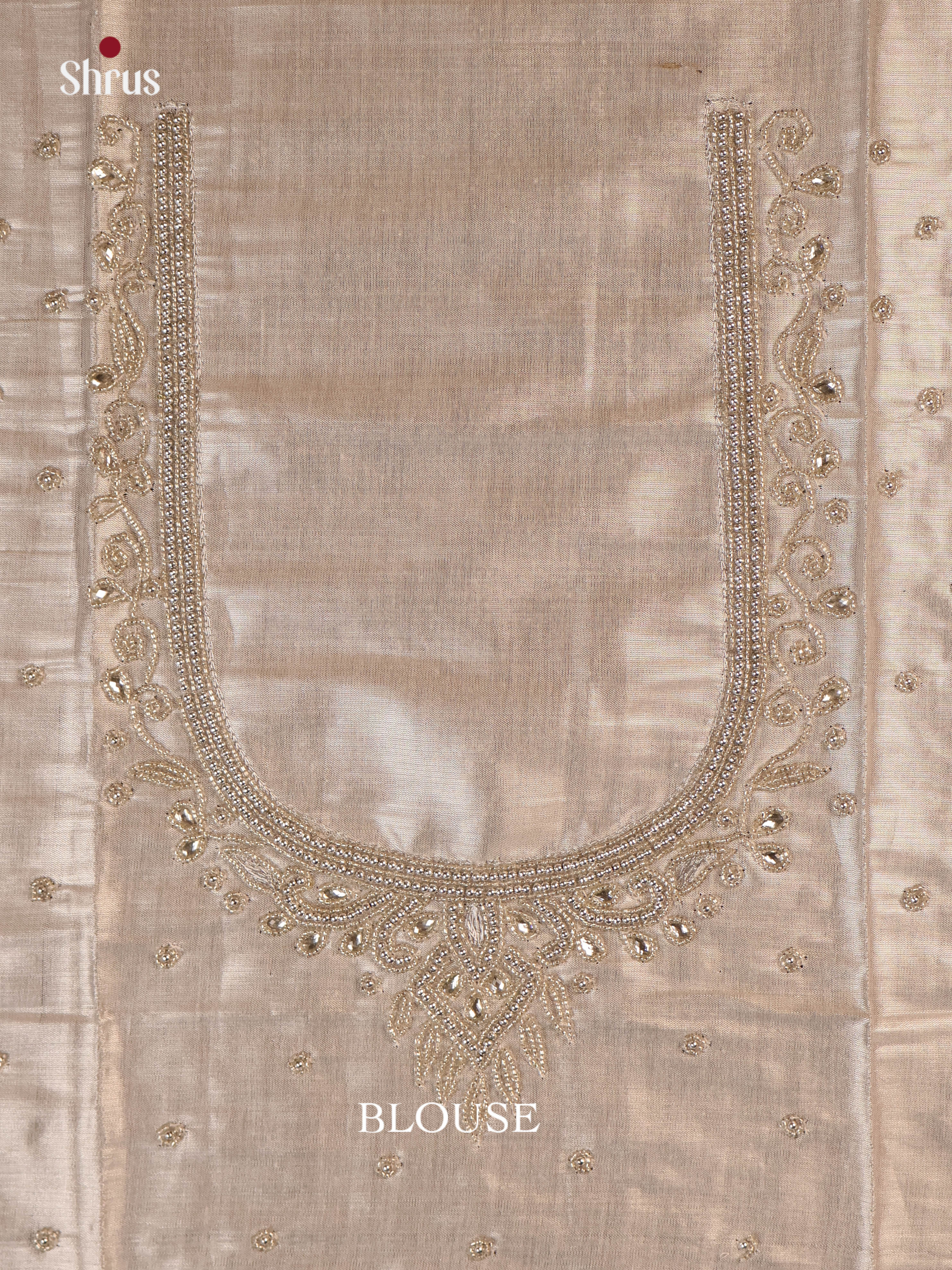 Silver - Aari Blouse - Shop on Shrus.com