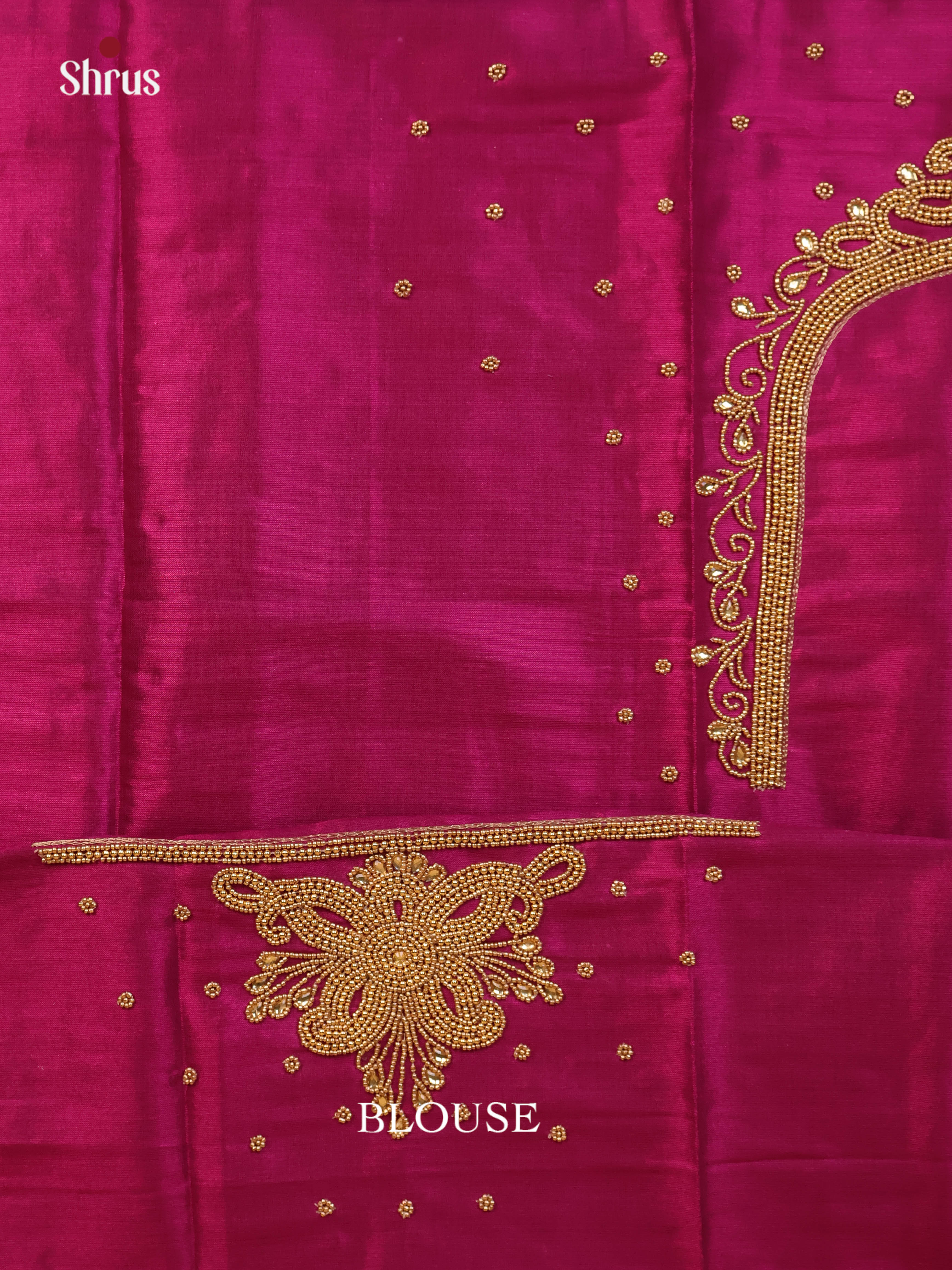 Purple - Aari Blouse - Shop on Shrus.com