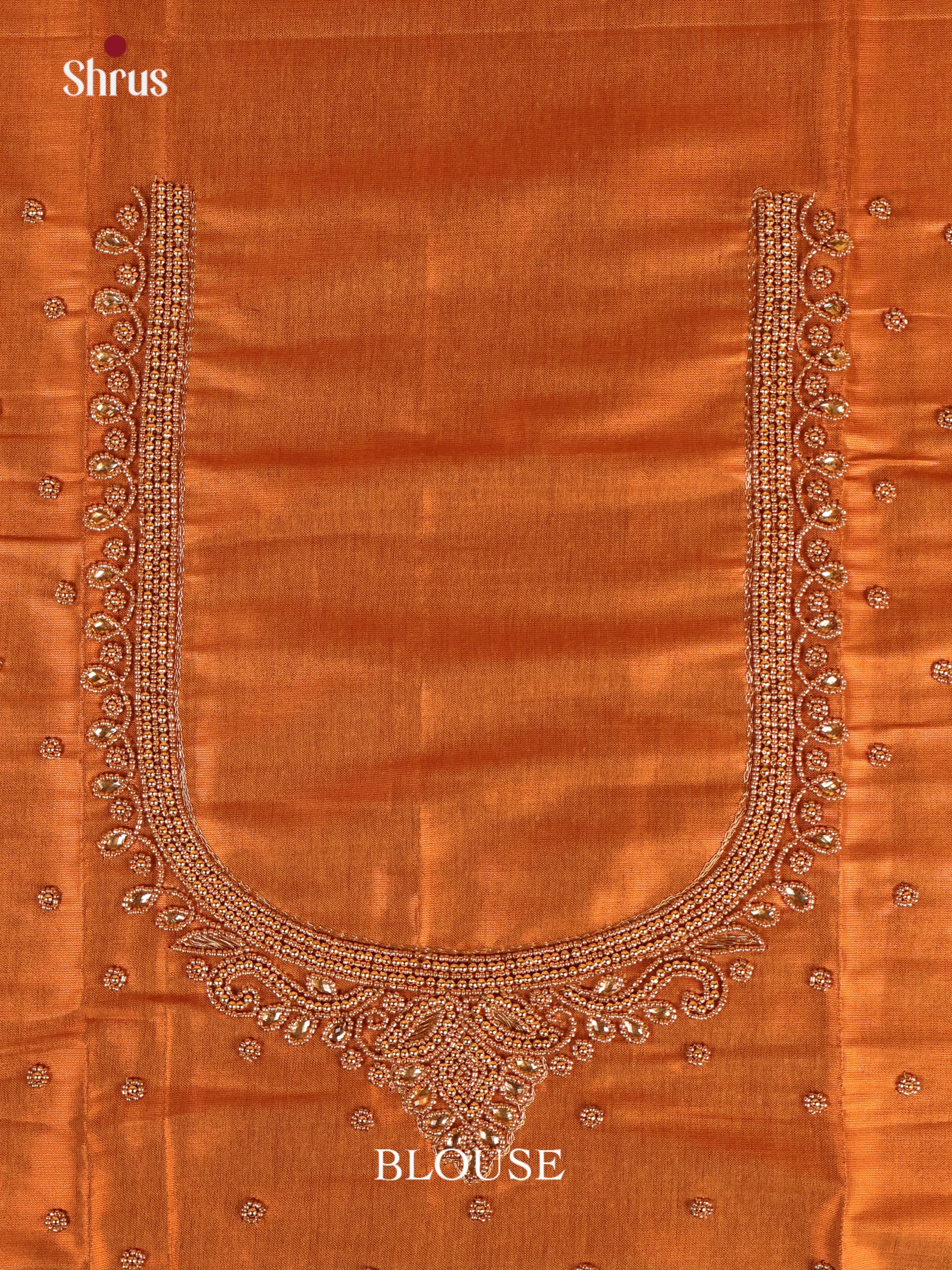 Copper - Aari Blouse - Shop on Shrus.com