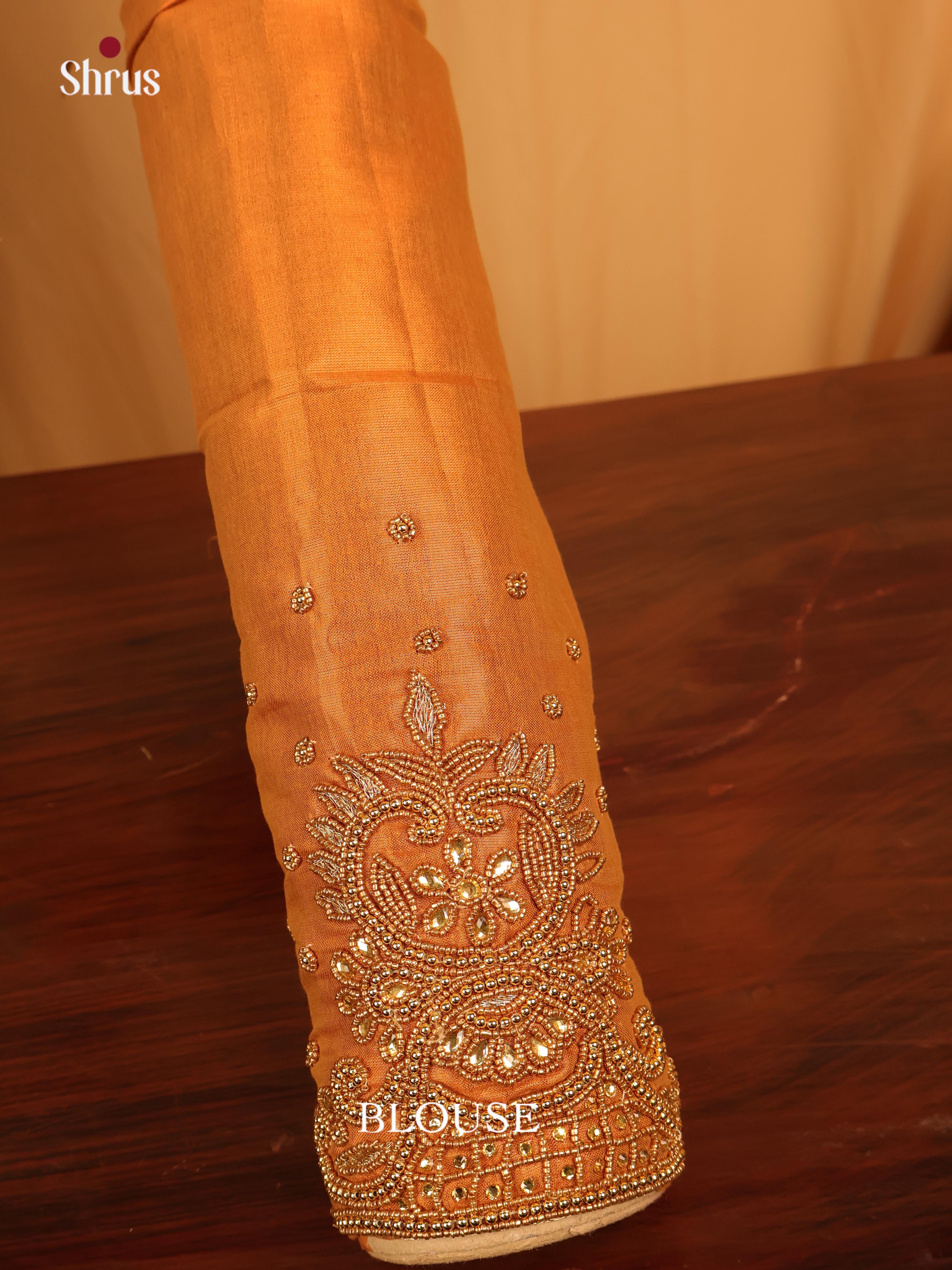 Copper - Aari Blouse - Shop on Shrus.com