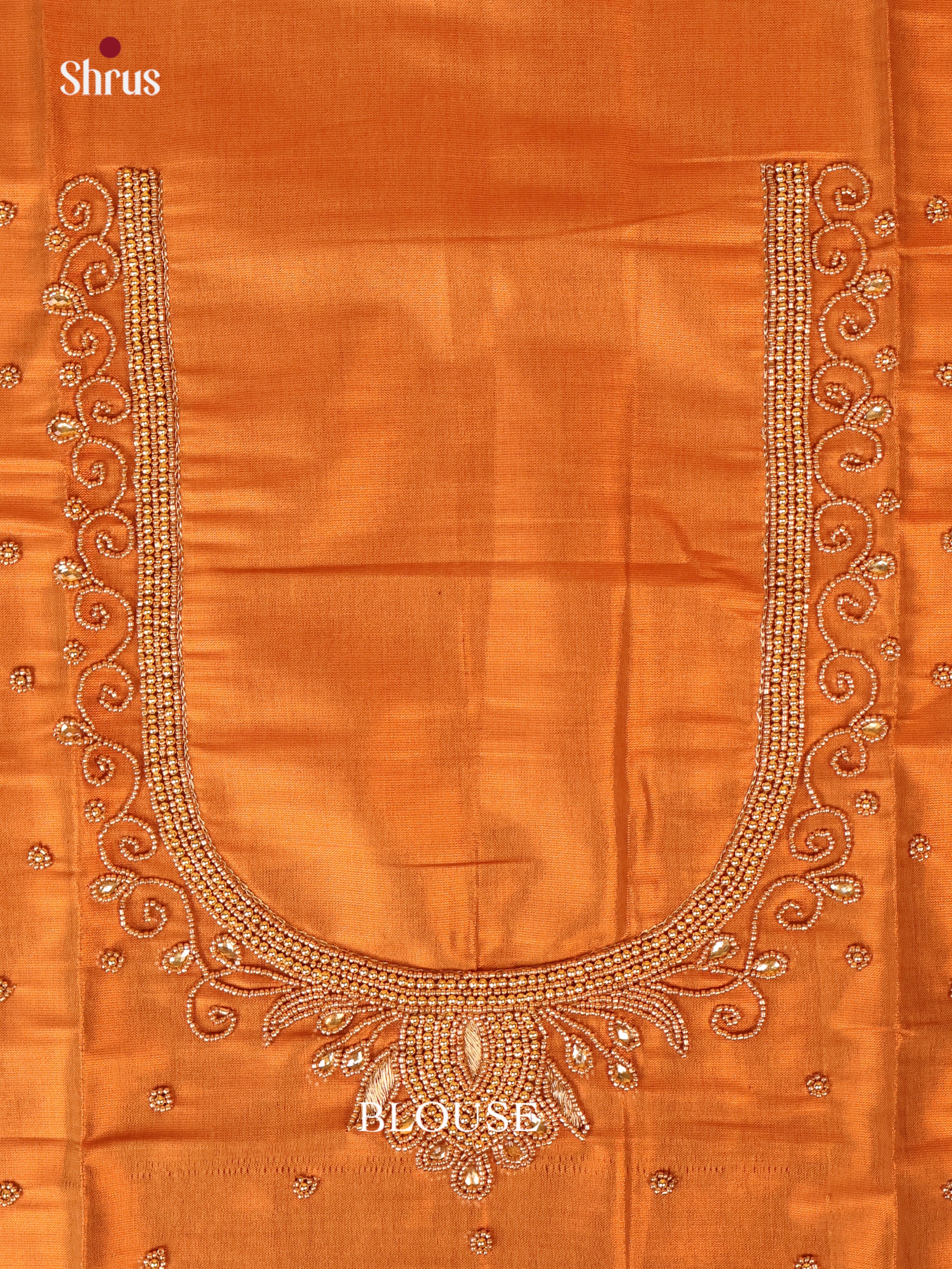 Copper- Aari Blouse - Shop on Shrus.com