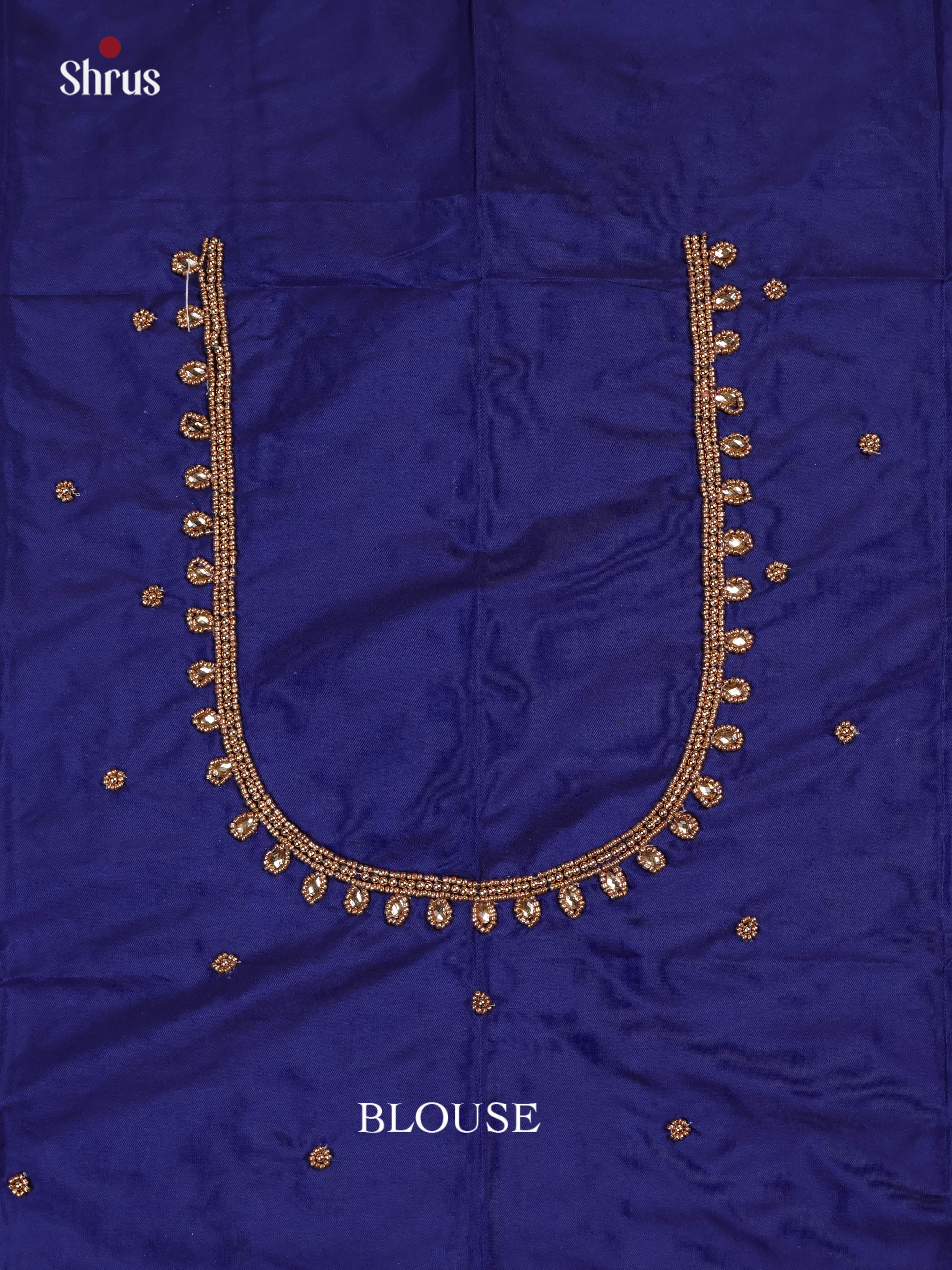 Blue - Aari Blouse - Shop on Shrus.com