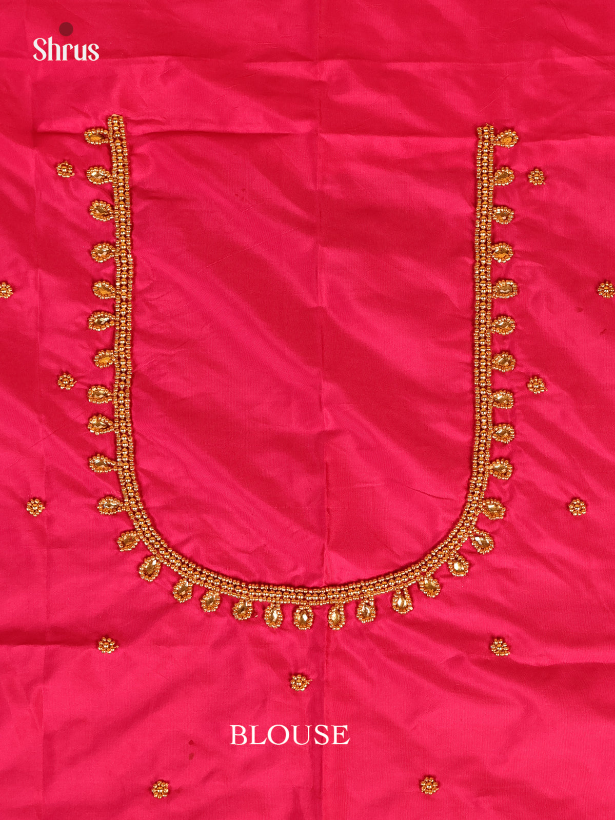 Pink - Aari Blouse - Shop on Shrus.com