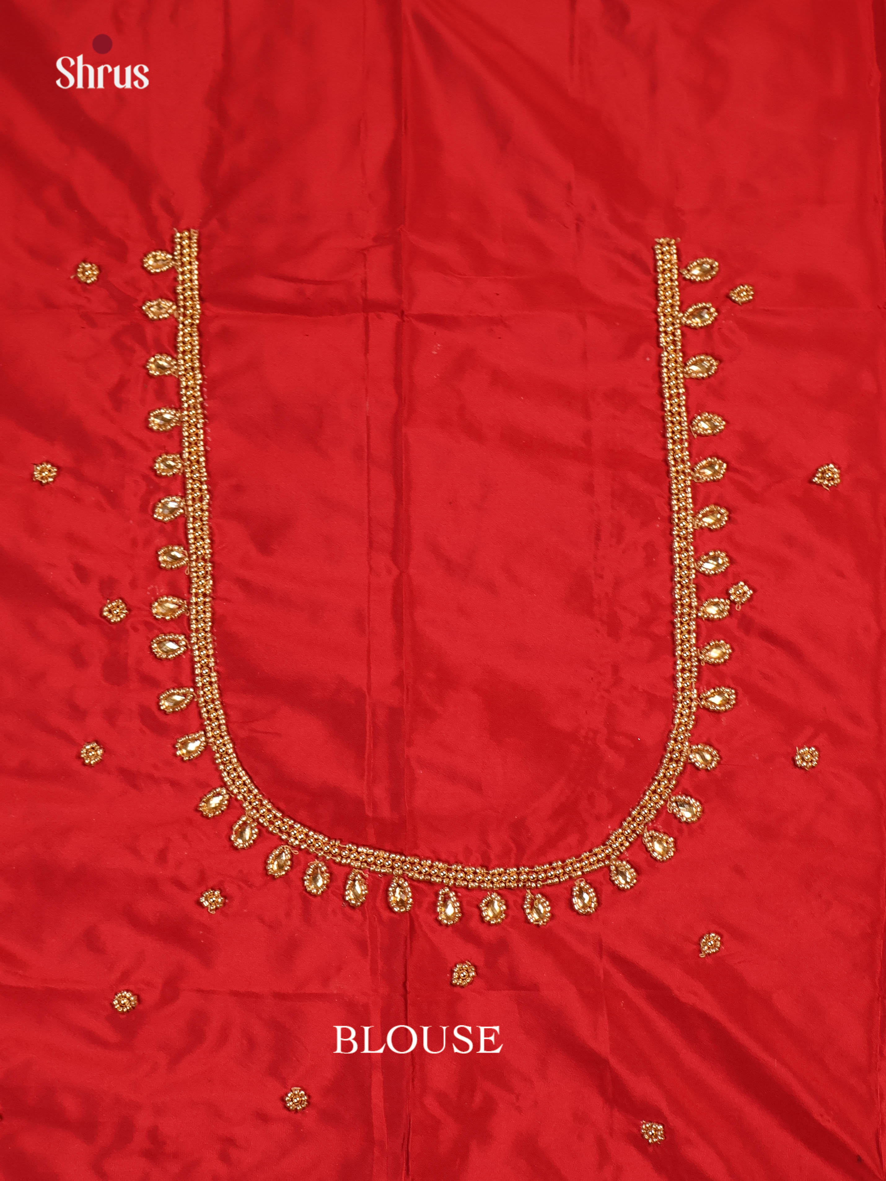Maroon - Aari Blouse - Shop on Shrus.com
