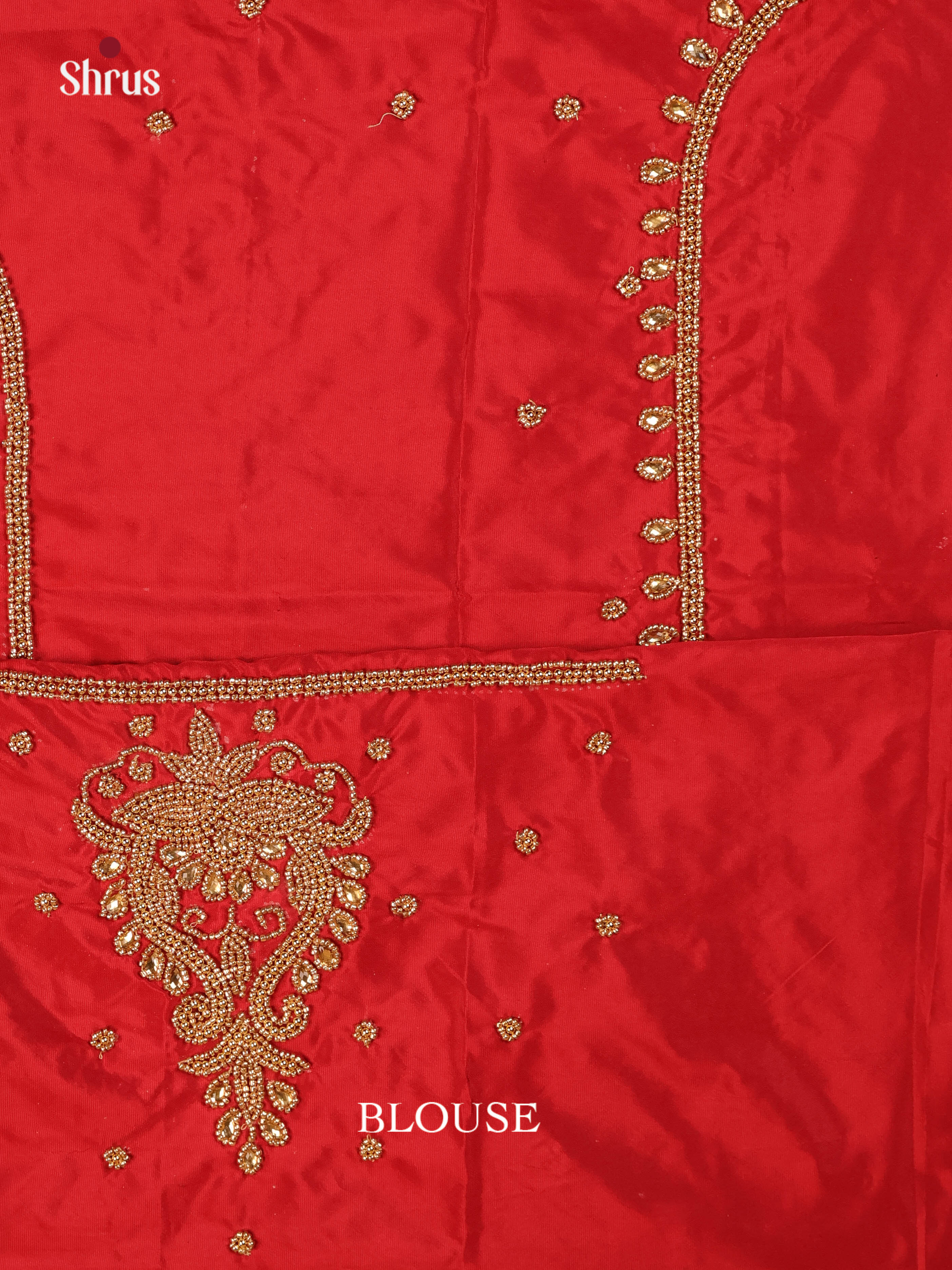 Maroon - Aari Blouse - Shop on Shrus.com