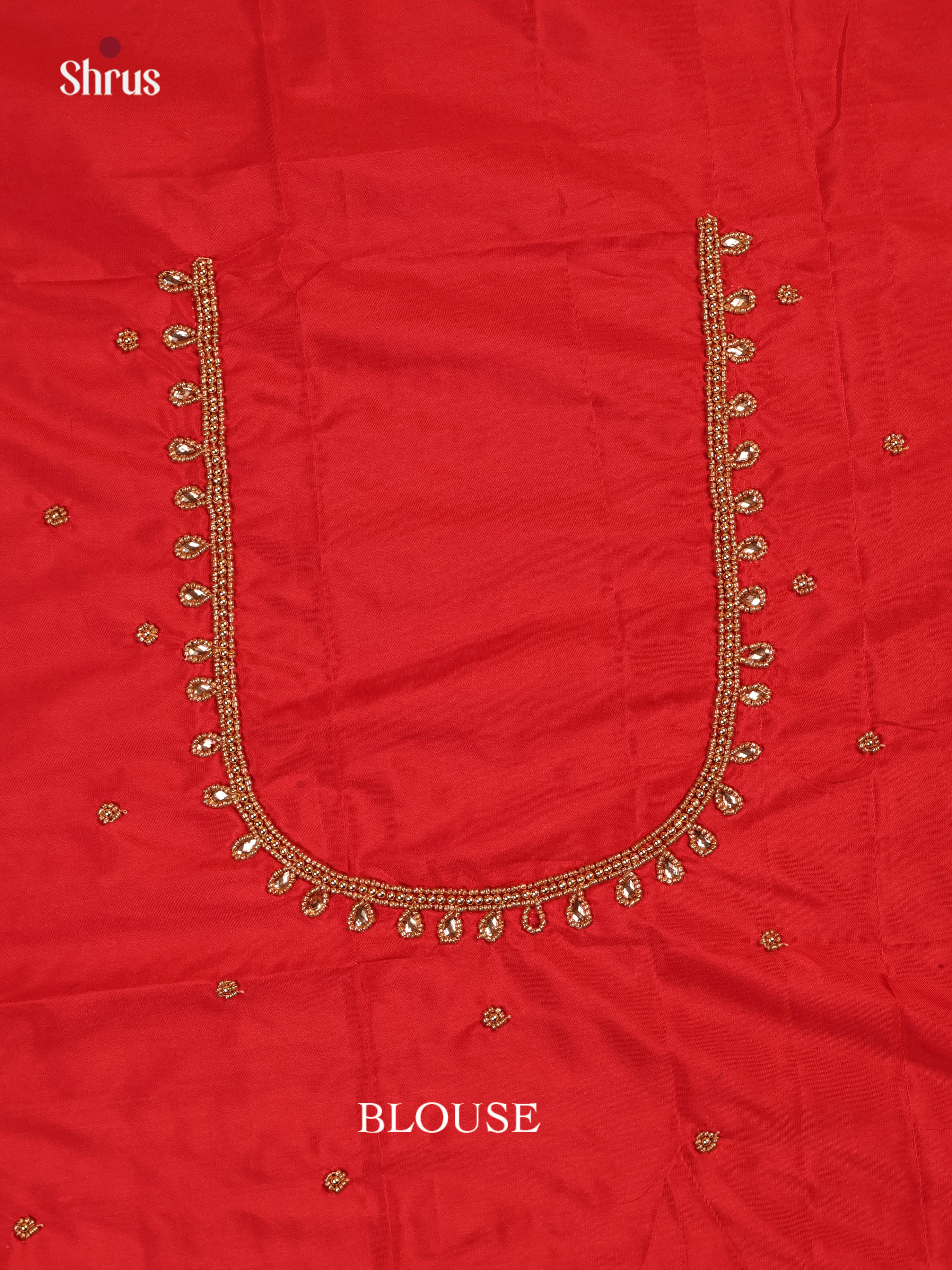 Maroon- Aari Blouse - Shop on Shrus.com